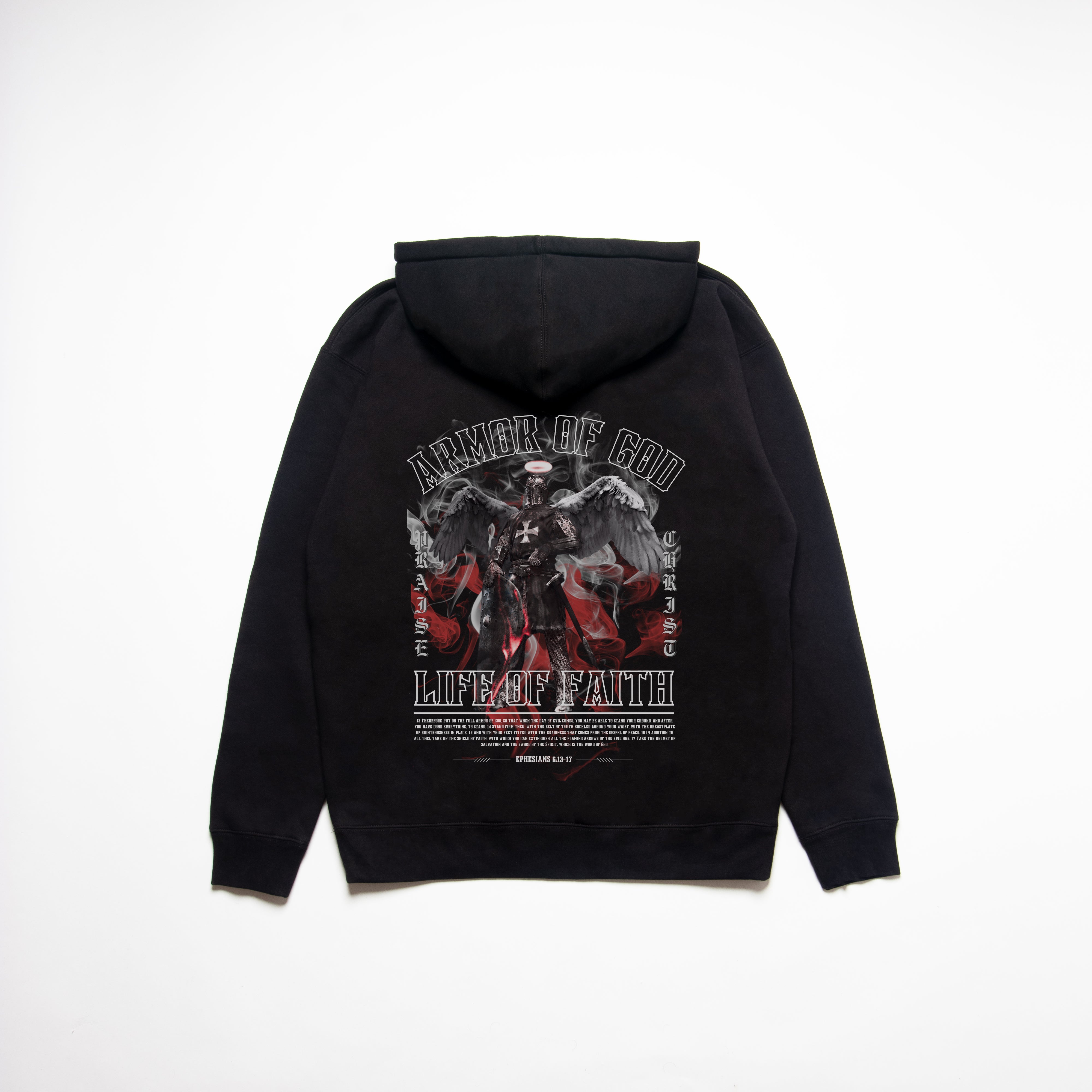 ARMOR OF GOD HEAVYWEIGHT UNISEX HOODIE