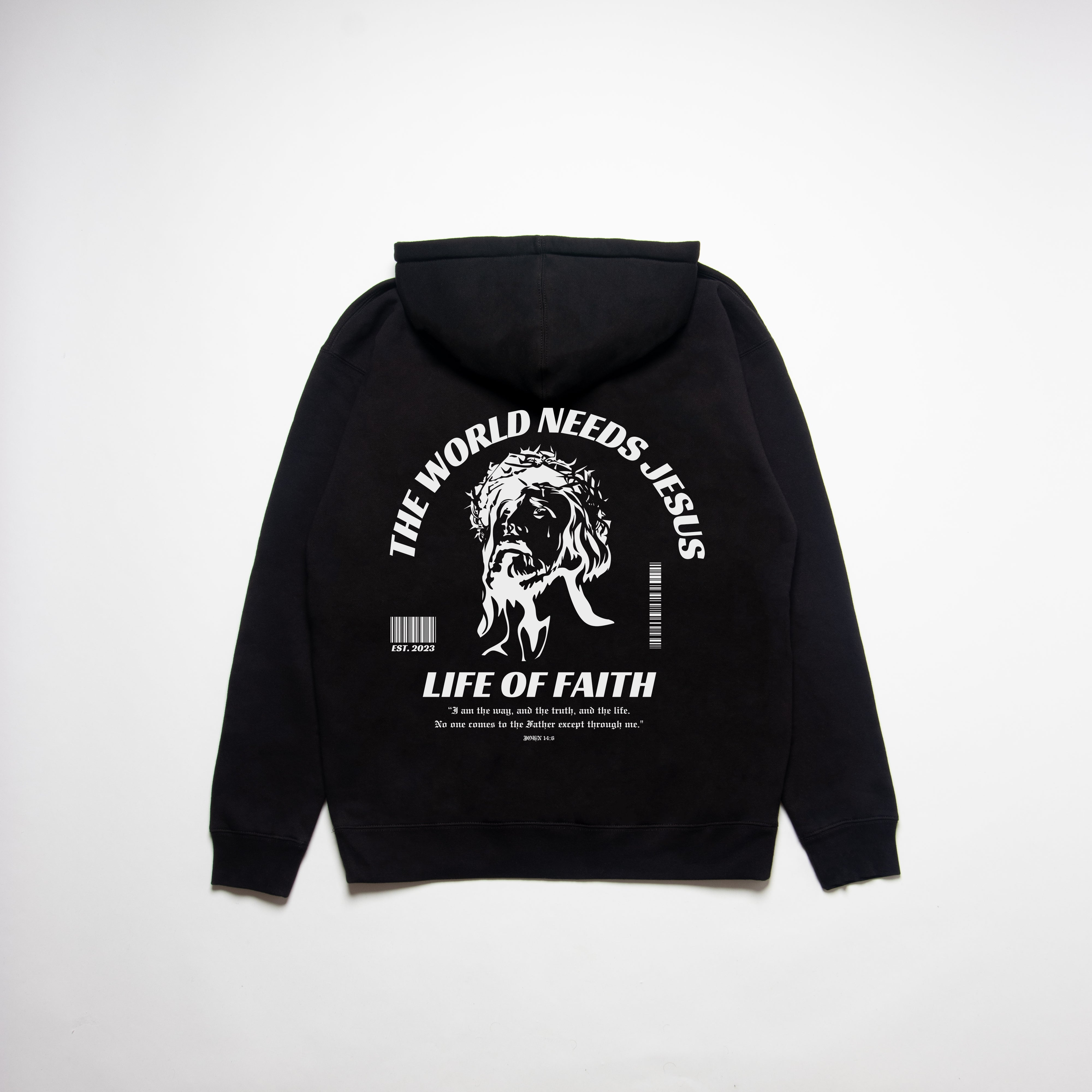 WORLD NEEDS JESUS HEAVYWEIGHT UNISEX HOODIE