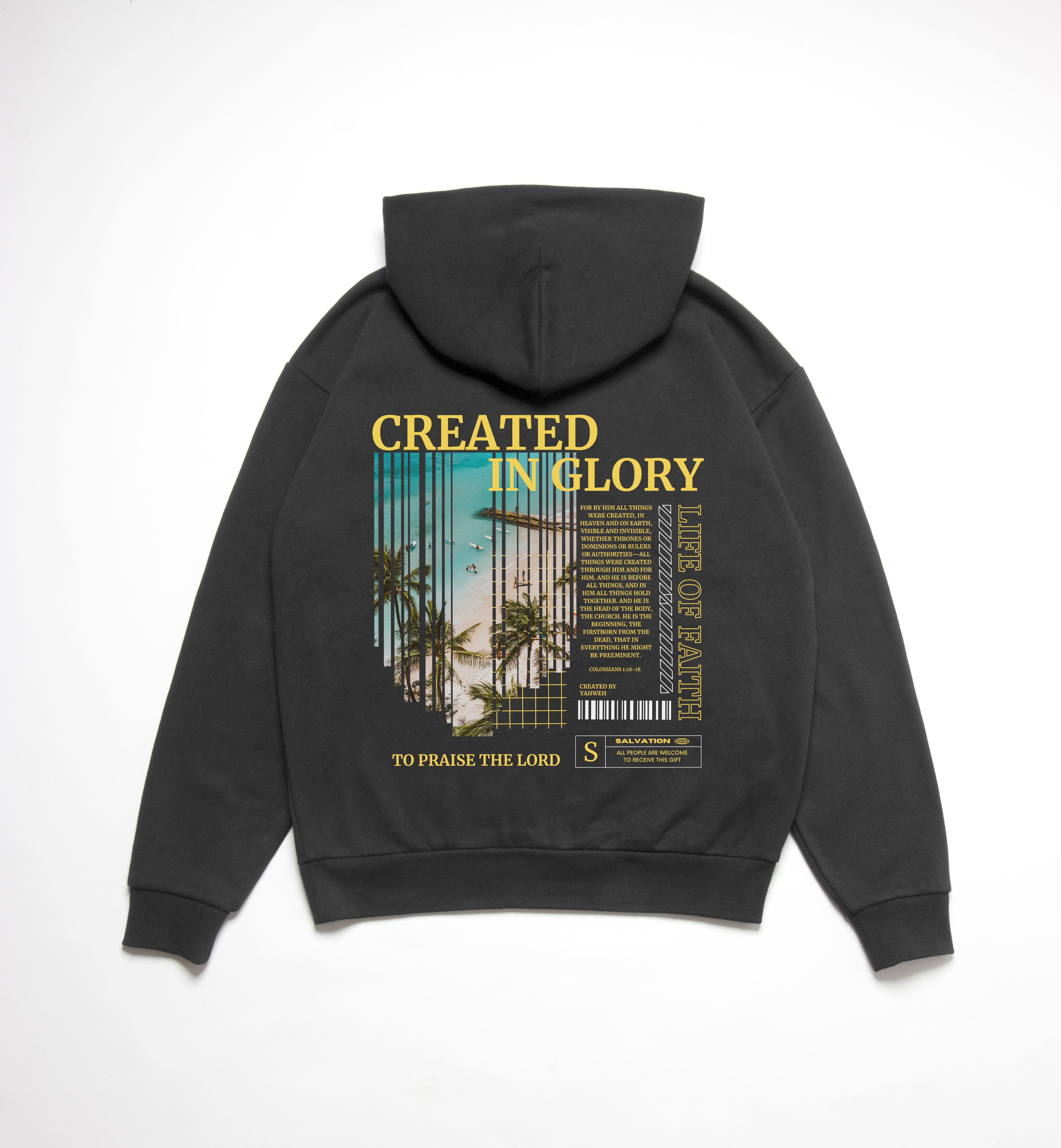 CREATED IN GLORY OVERSIZE HOODIE (420GSM)