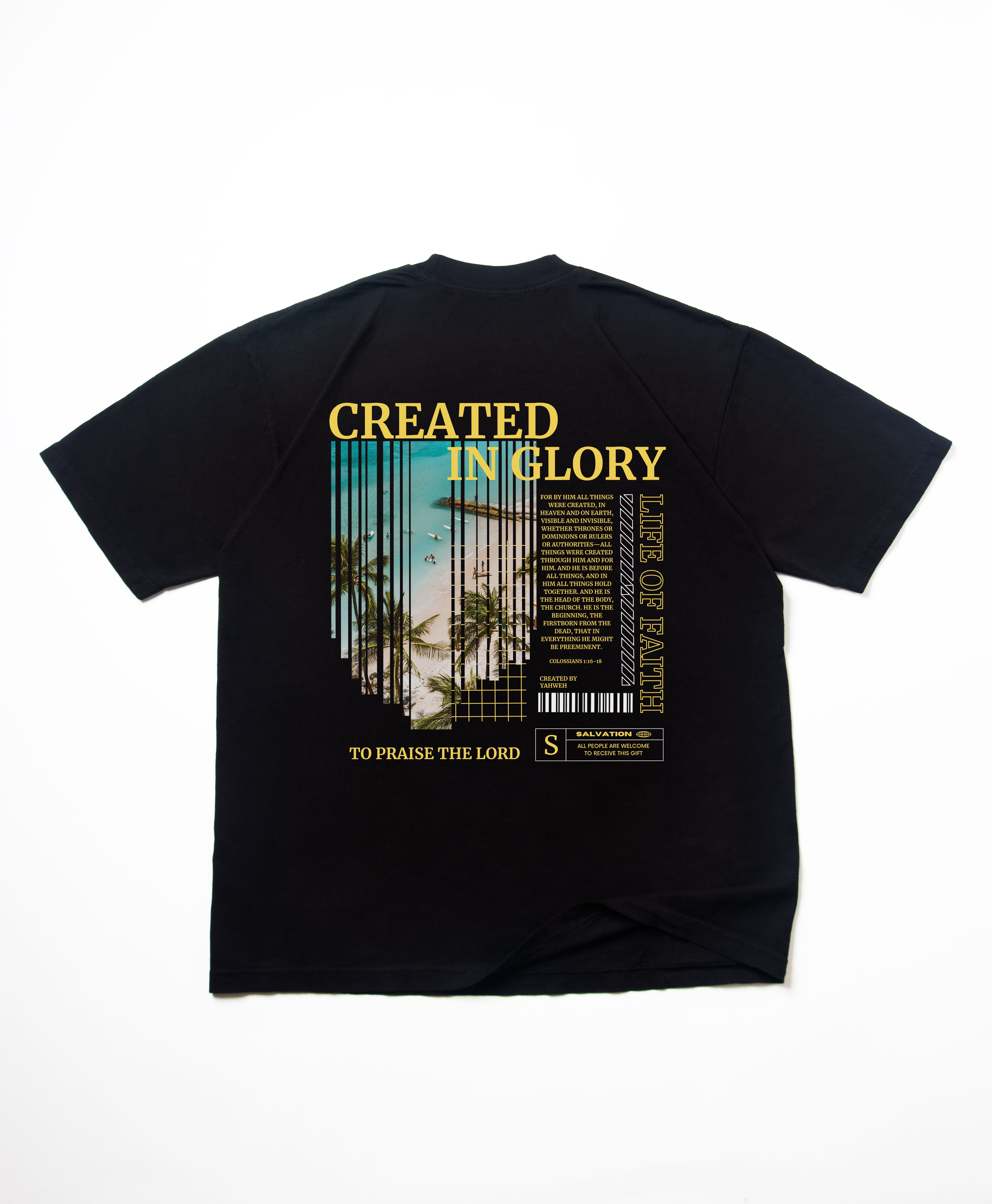CREATED IN GLORY OVERSIZE TEE