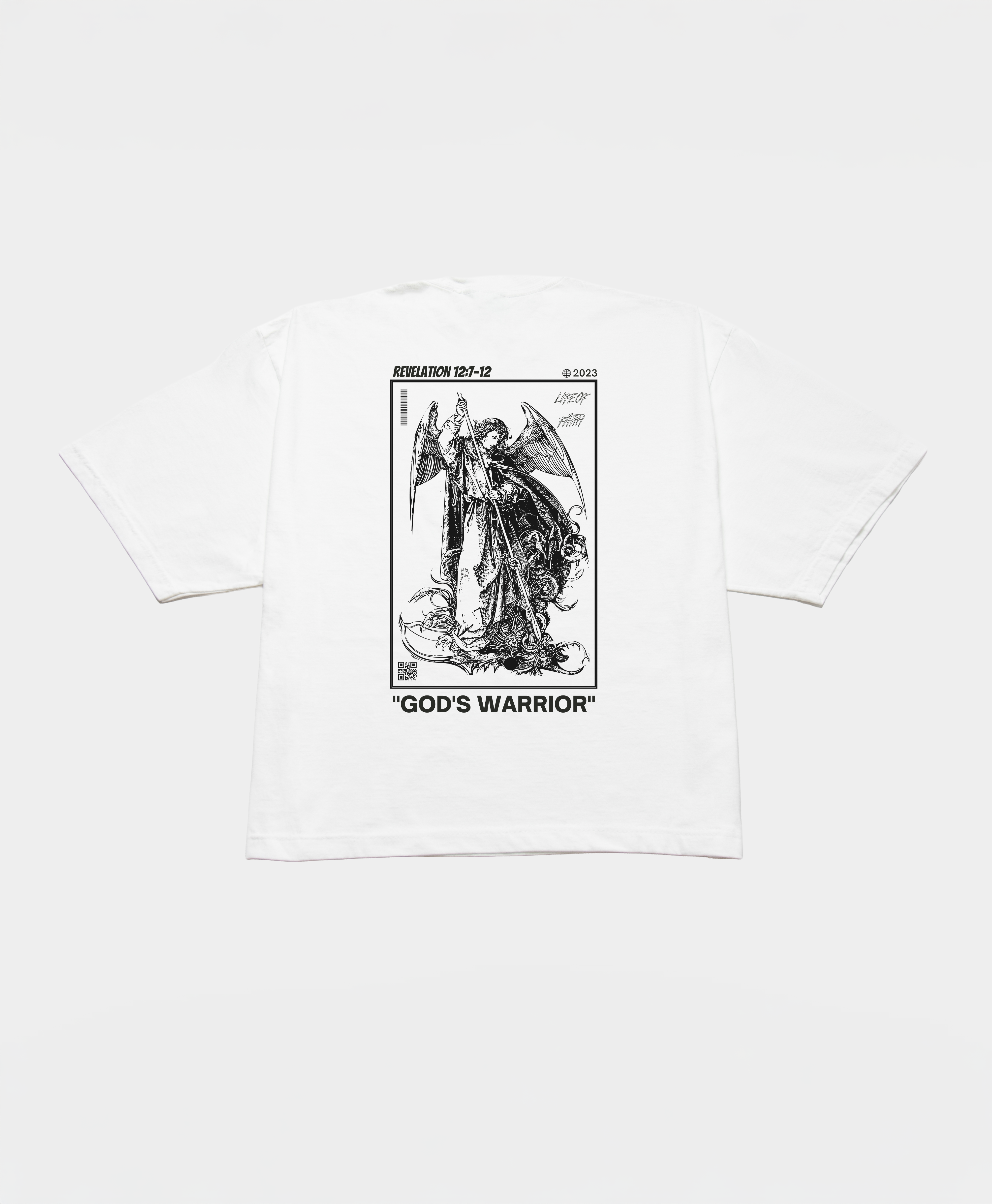 GOD'S WARRIOR BOXY TEE
