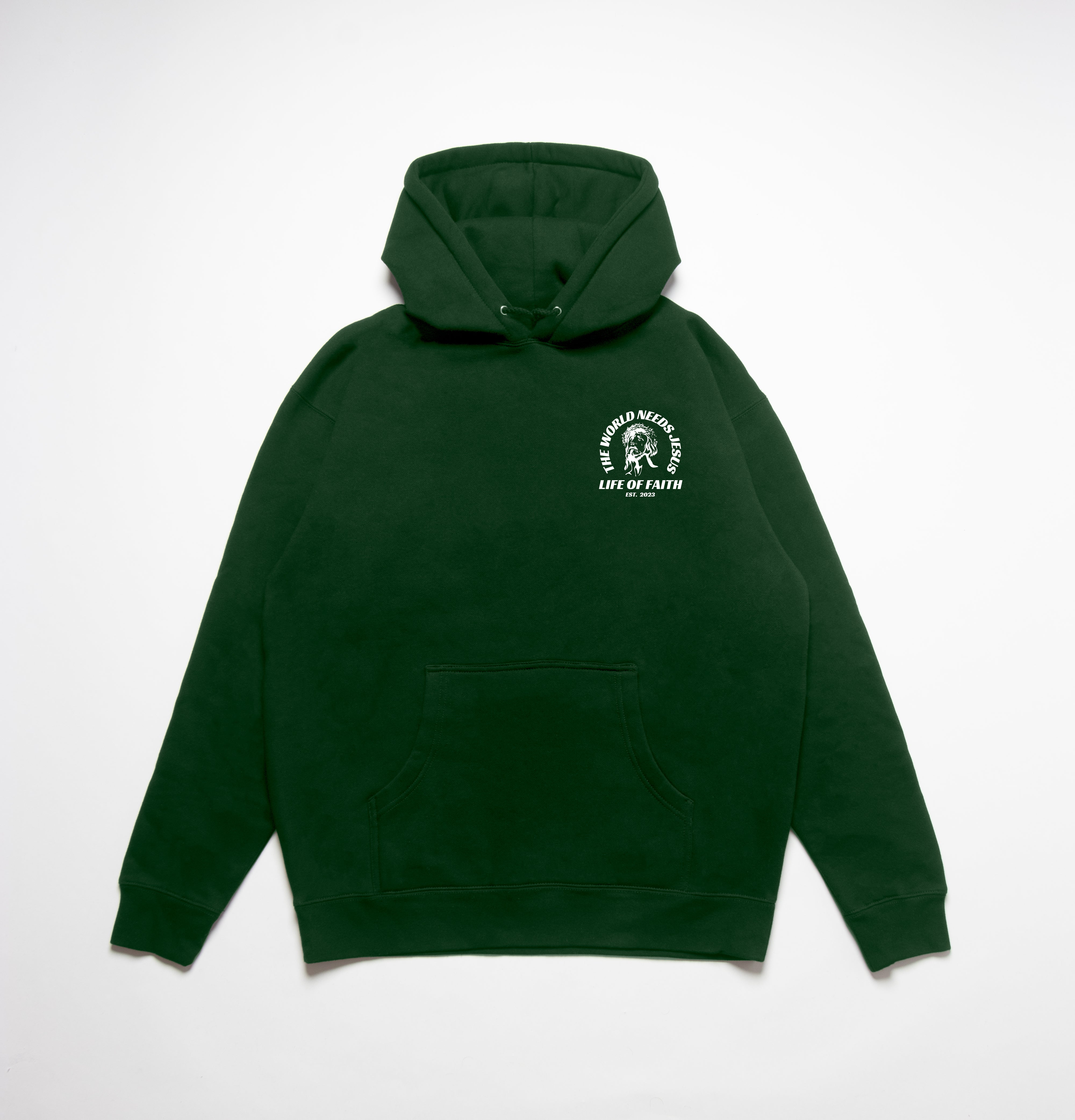 WORLD NEEDS JESUS HEAVYWEIGHT UNISEX HOODIE