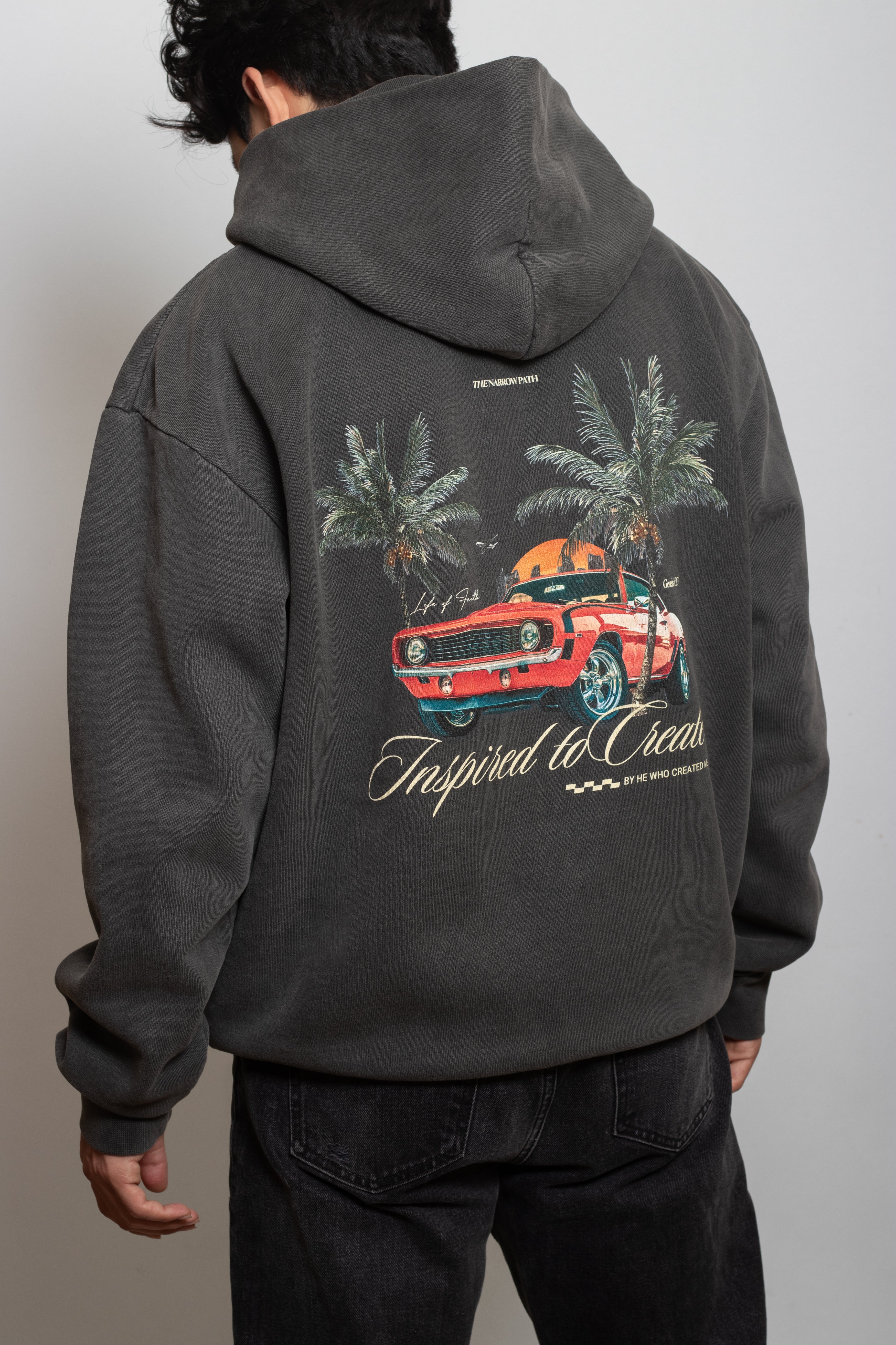 INSPIRED TO CREATE OVERSIZE HOODIE (420GSM)