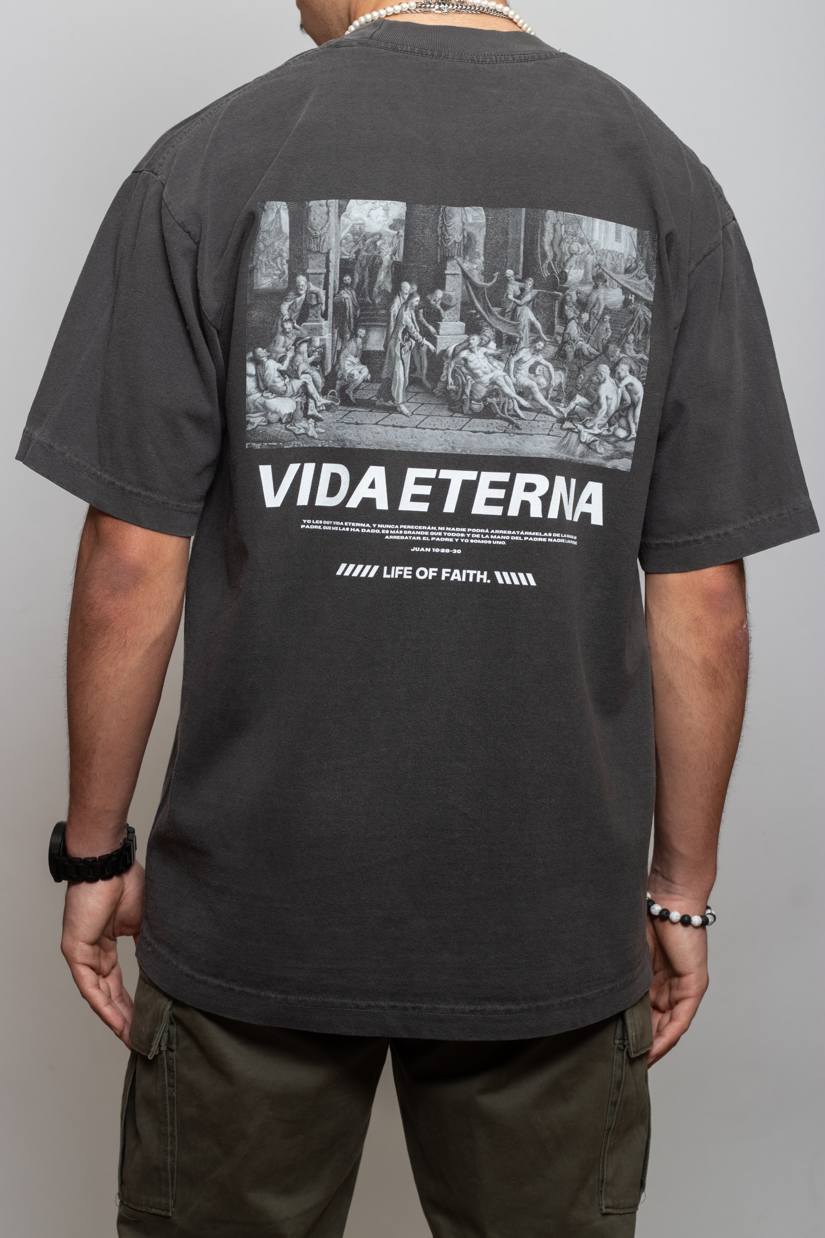 VIDA ETERNA OVERSIZE TEE - WHITE