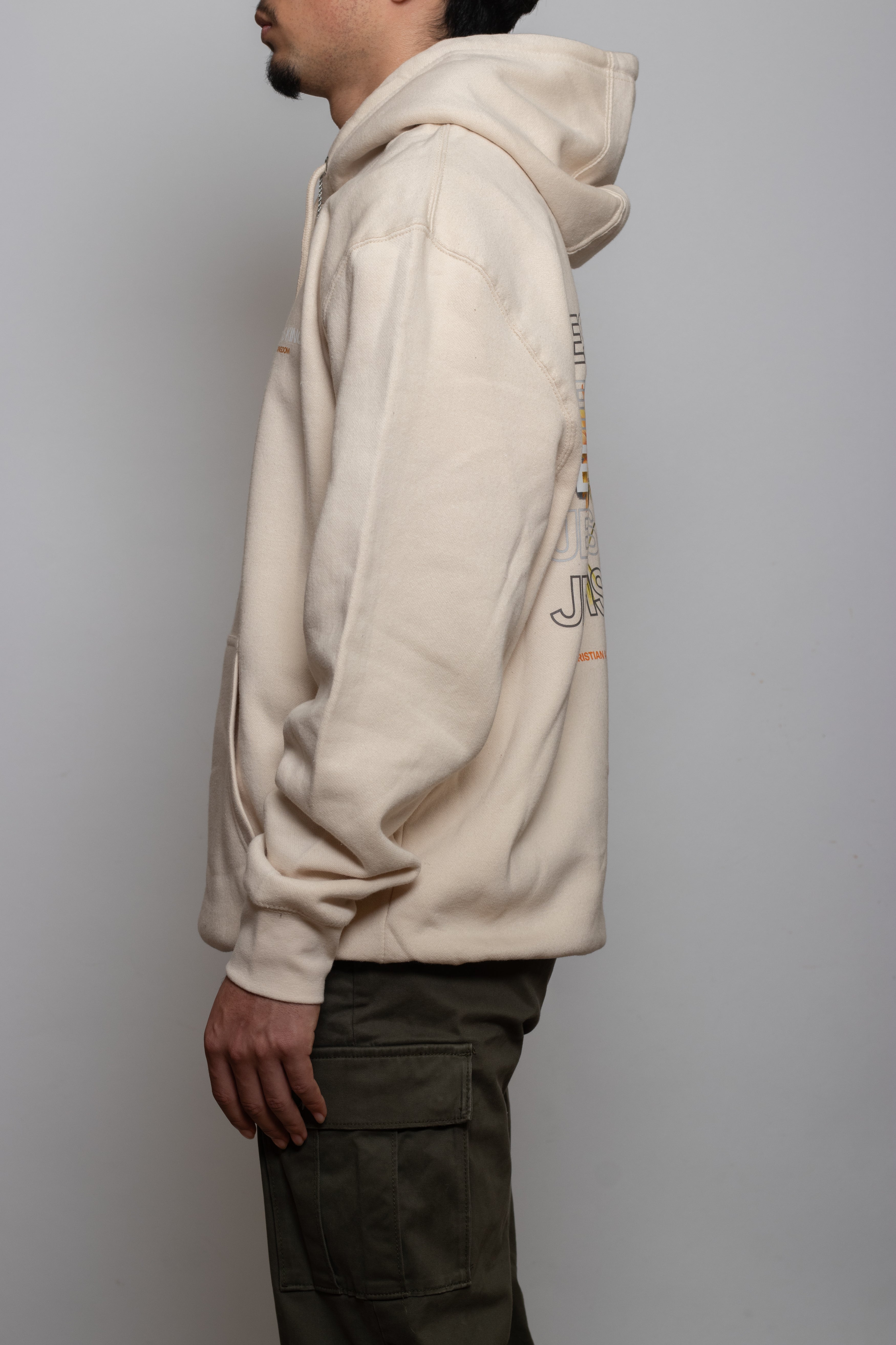JESUS IS KING STAPLE UNISEX HOODIE V2 - YELLOW
