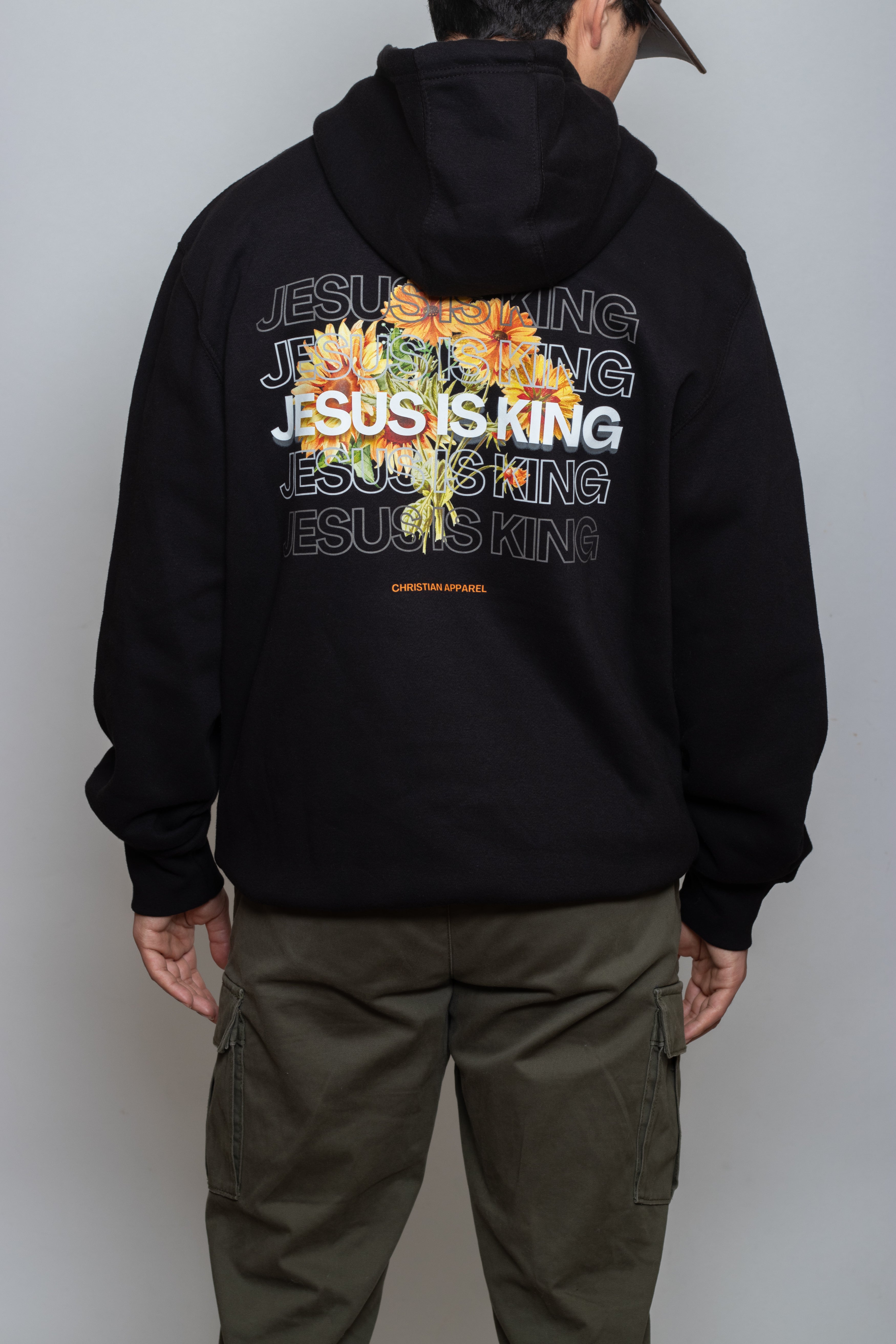 JESUS IS KING STAPLE UNISEX HOODIE V2 - YELLOW