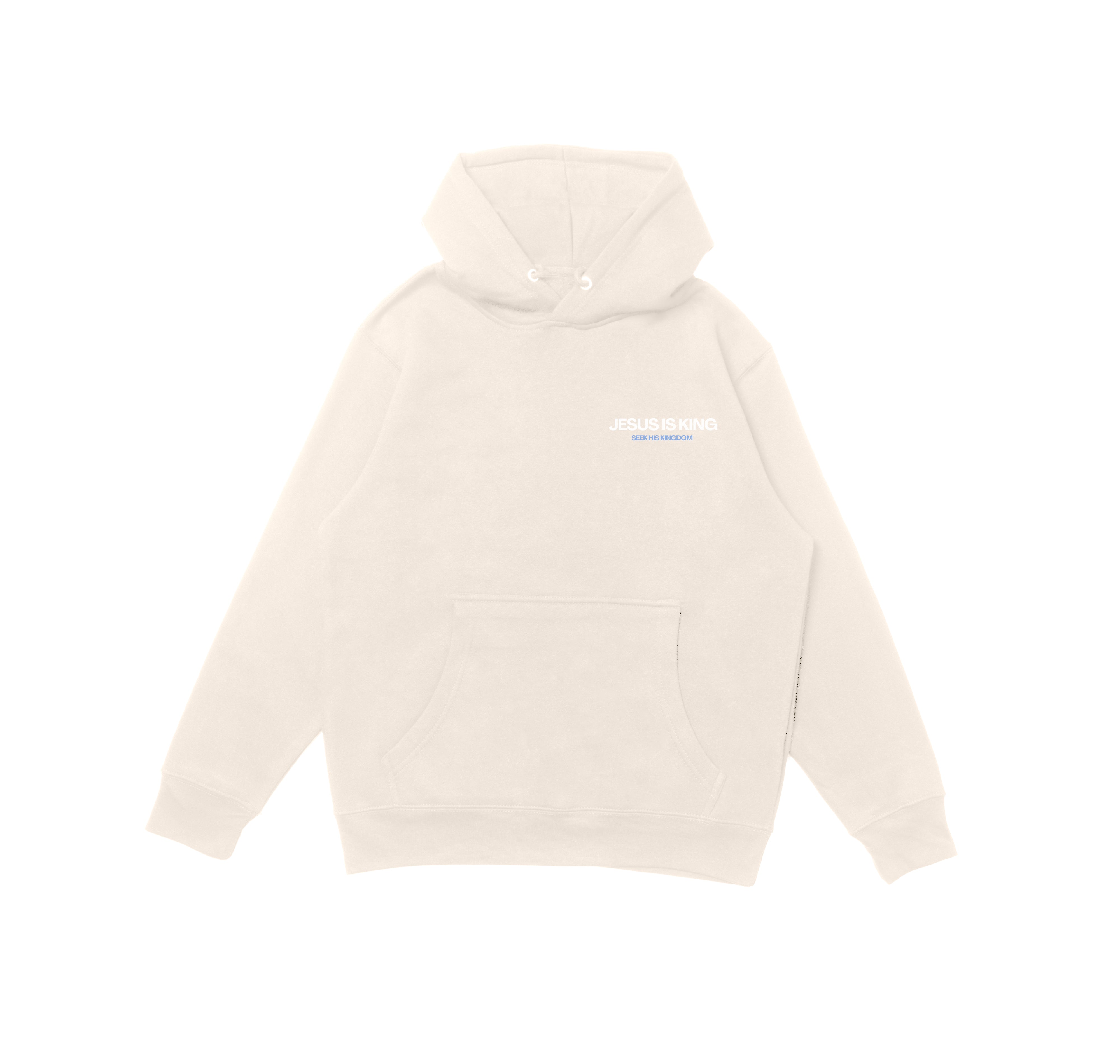 JESUS IS KING STAPLE UNISEX HOODIE V2 - BLUE