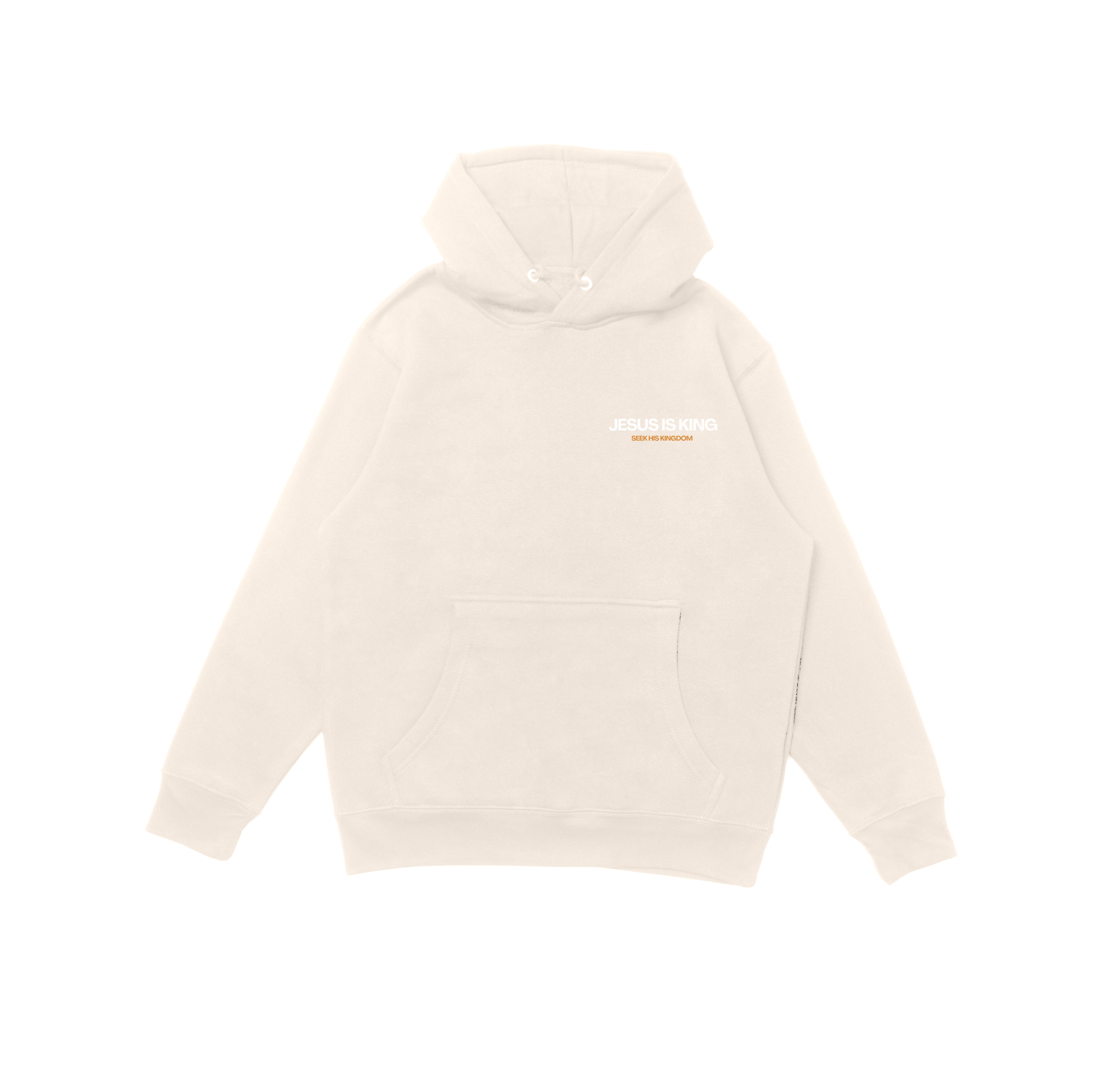 JESUS IS KING STAPLE UNISEX HOODIE V2 - YELLOW