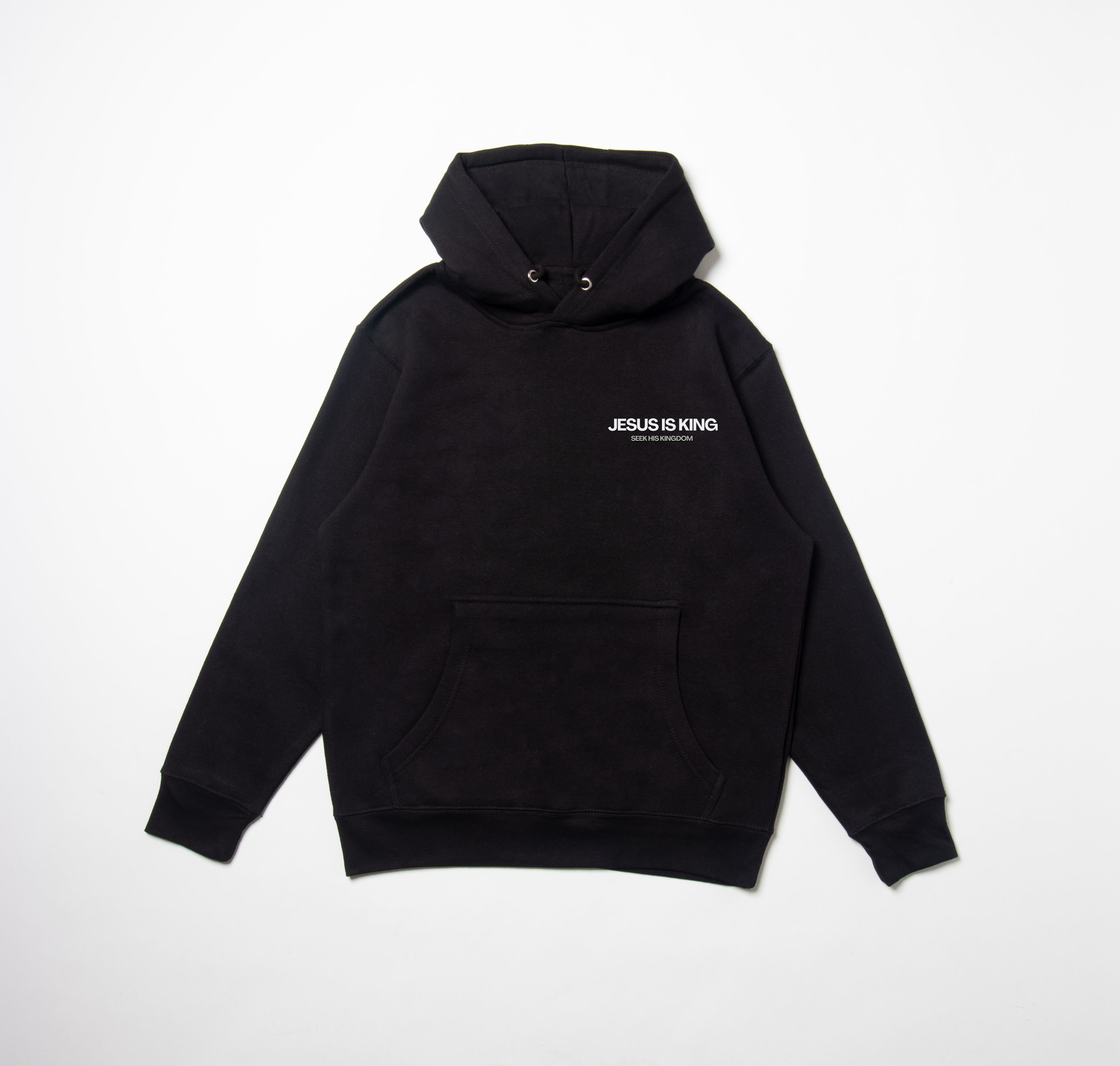 JESUS IS KING STAPLE UNISEX HOODIE V2 - OLIVE
