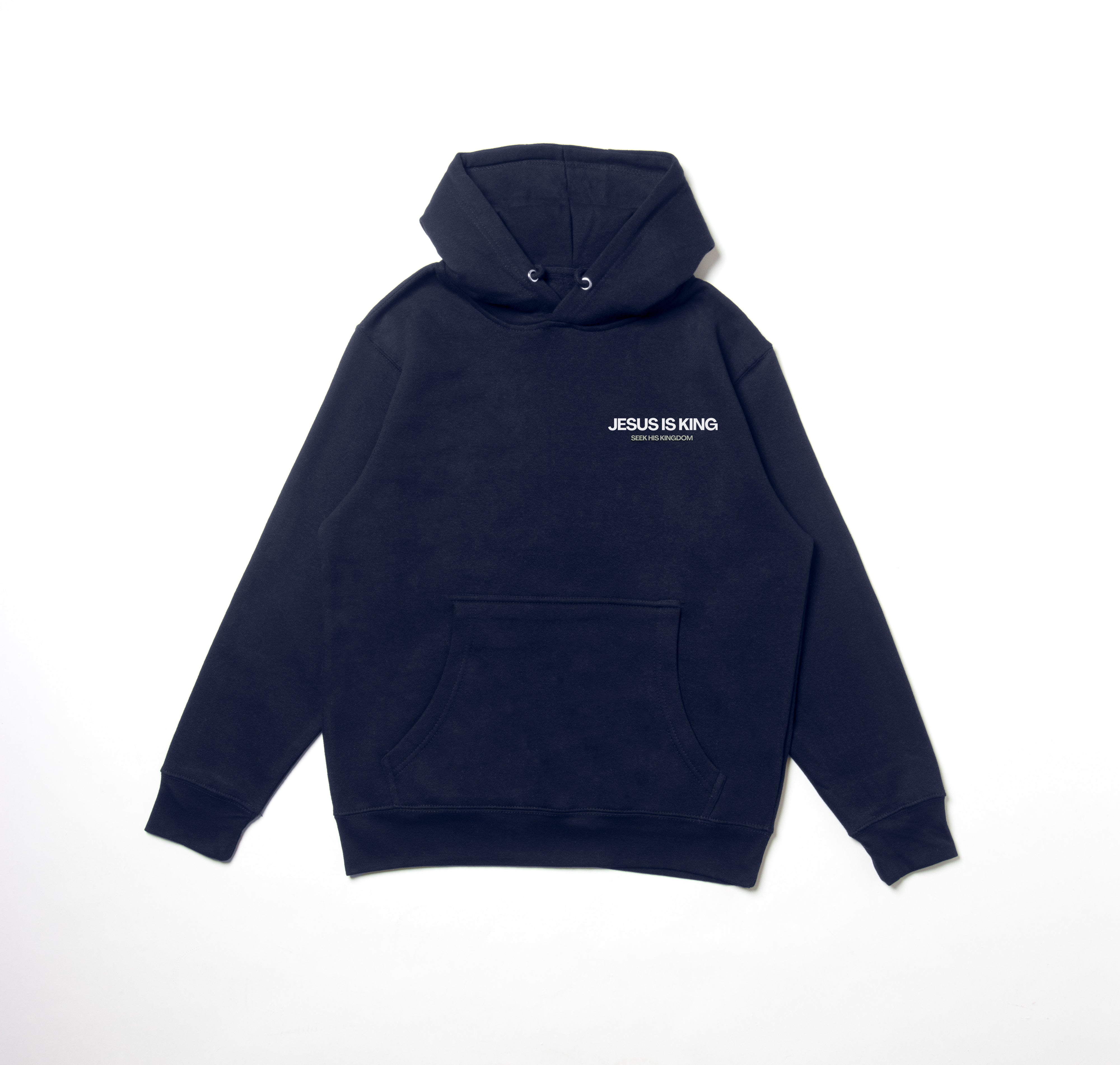 JESUS IS KING STAPLE UNISEX HOODIE V2 - OLIVE