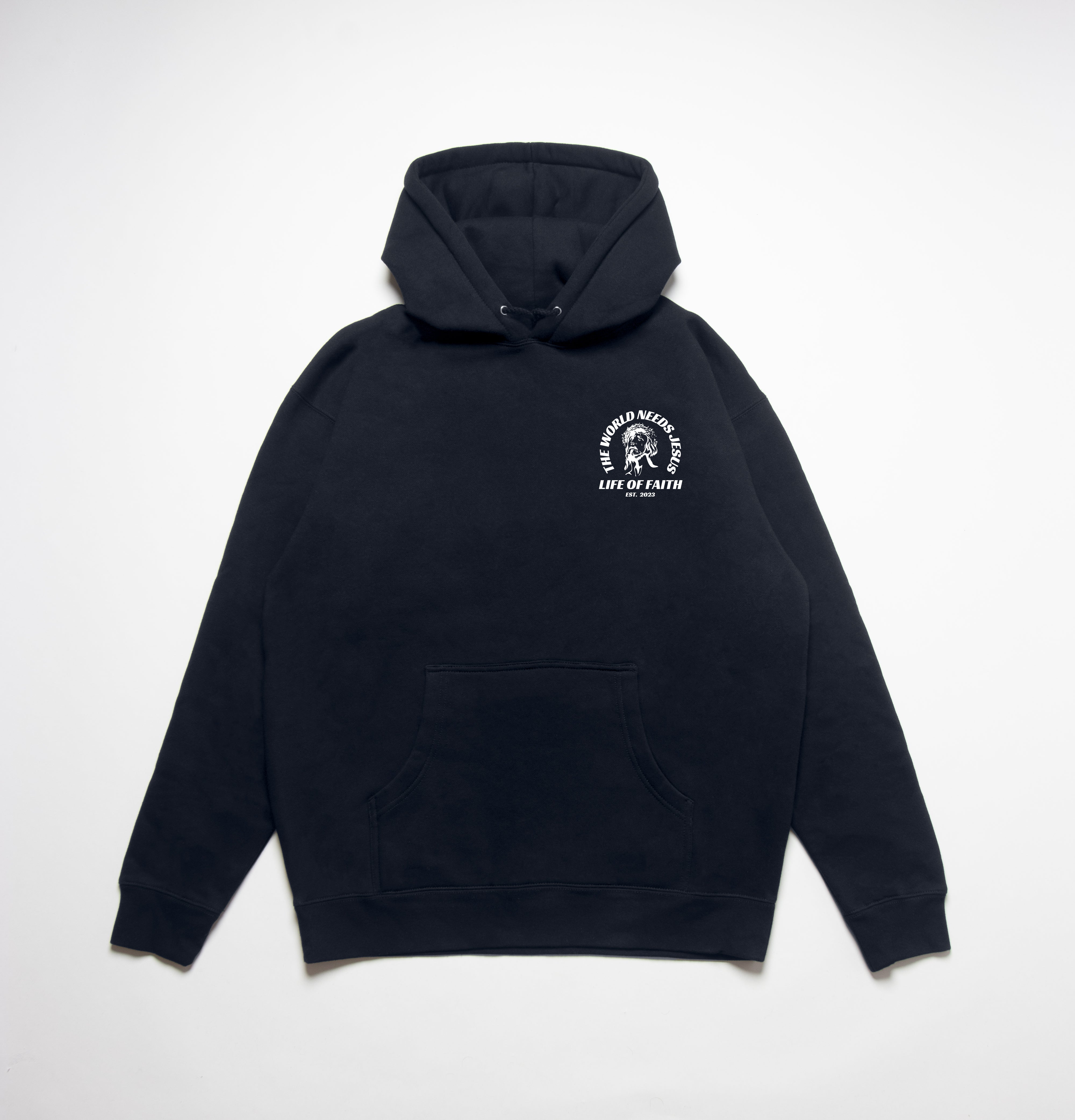 WORLD NEEDS JESUS HEAVYWEIGHT UNISEX HOODIE