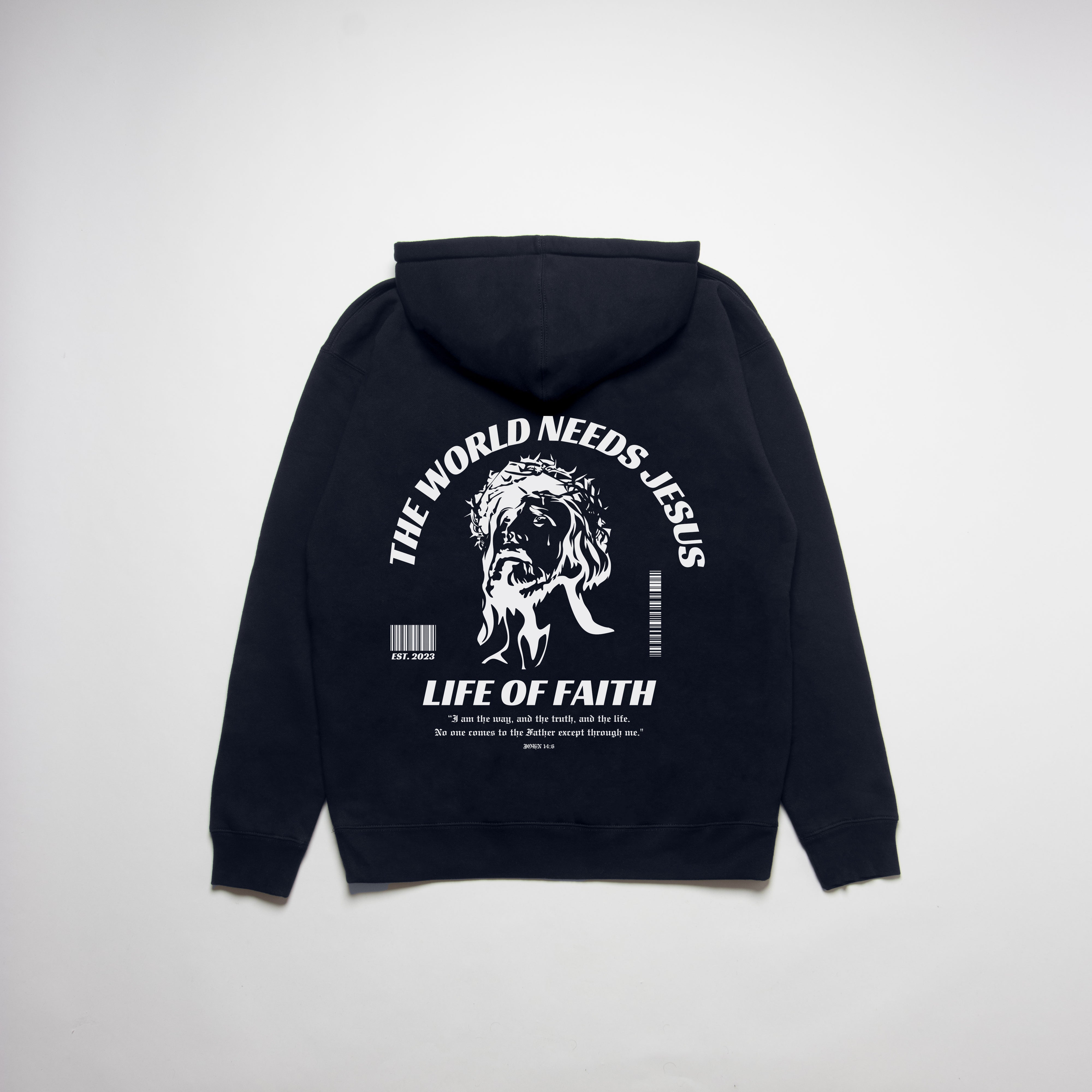 WORLD NEEDS JESUS HEAVYWEIGHT UNISEX HOODIE