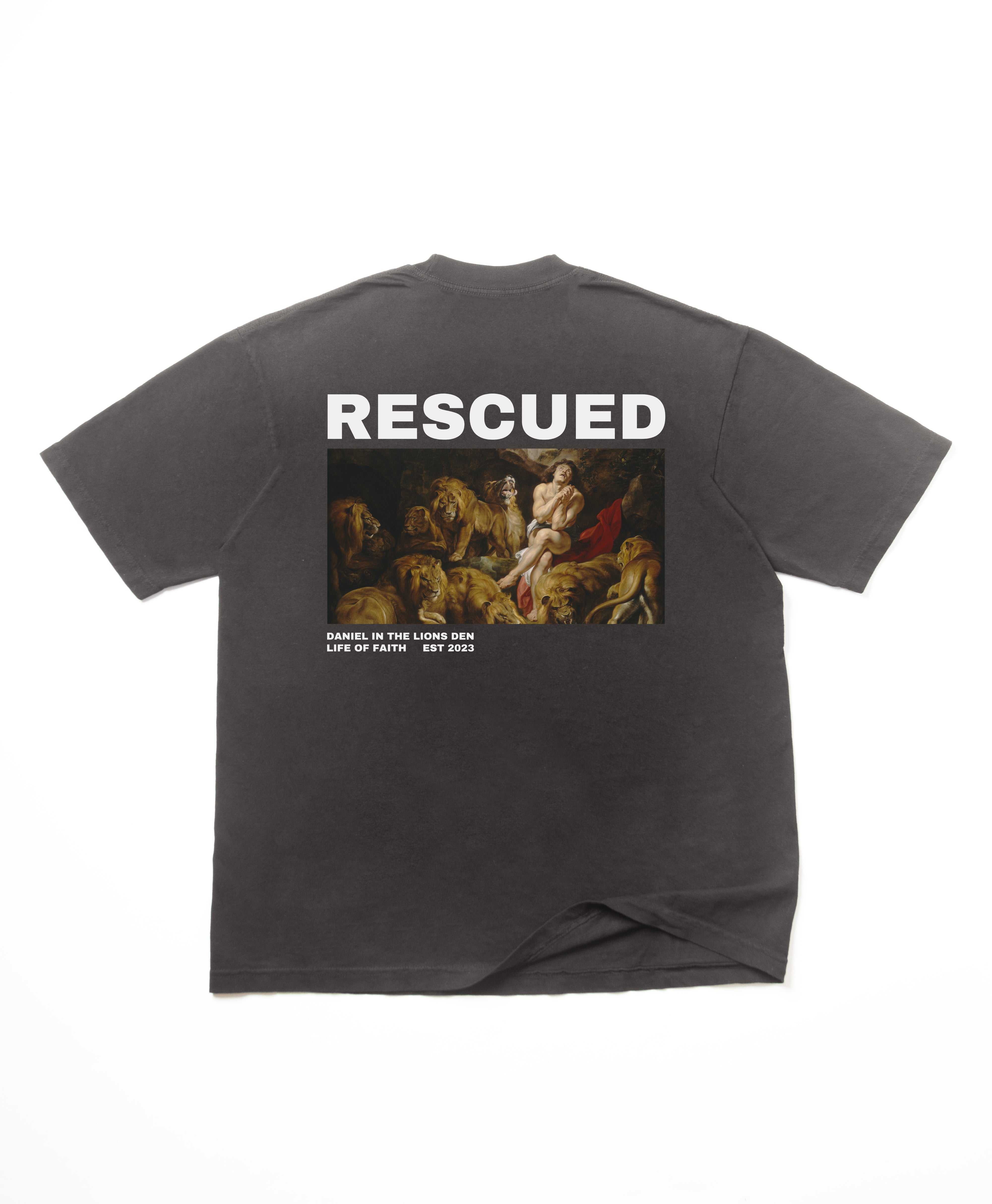 RESCUED OVERSIZE TEE