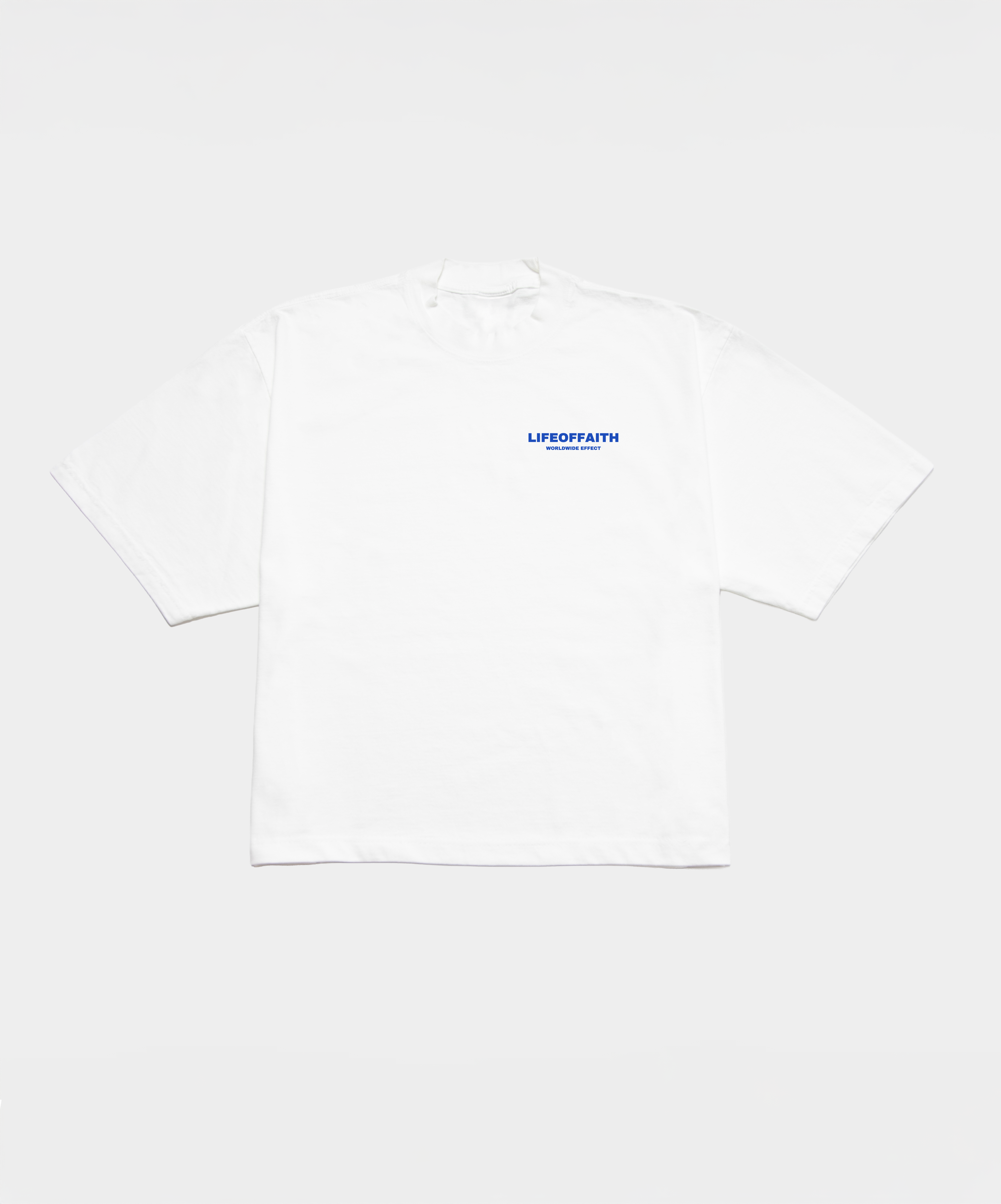 WORLDWIDE EFFECT BOXY TEE - ROYAL