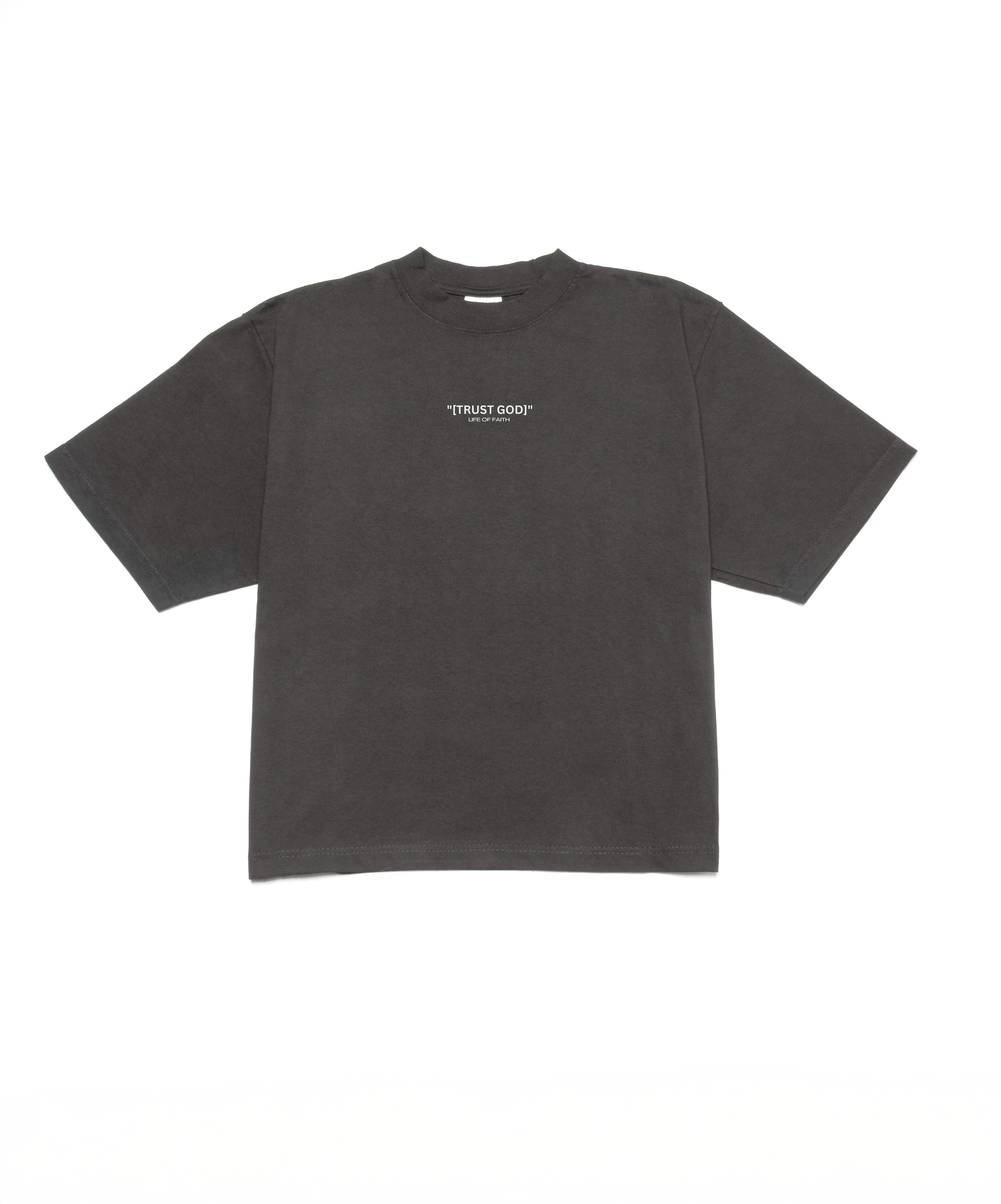 MEDIUM - TRUST GOD CROPPED BOXY TEE