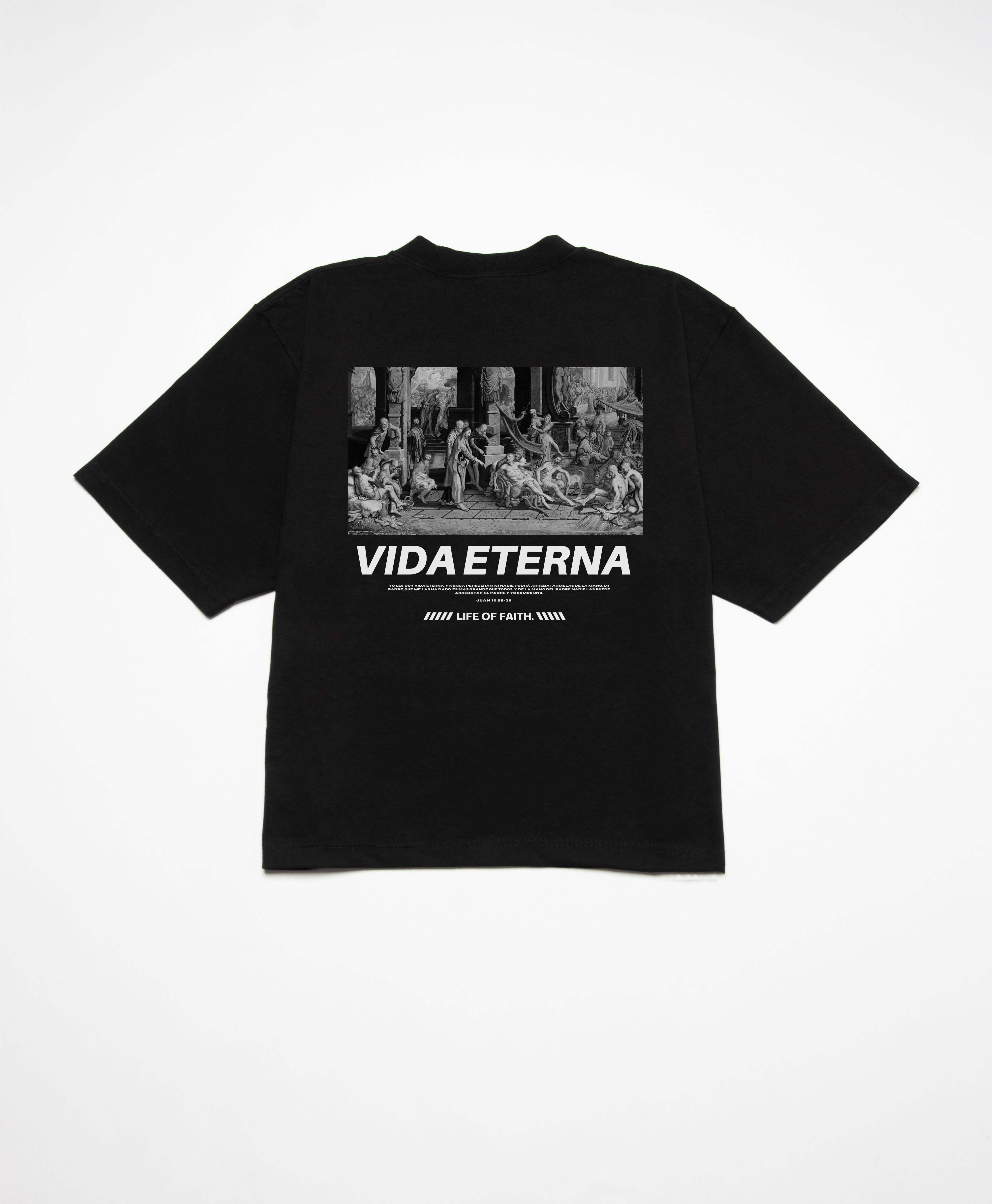 VIDA ETERNA BOXY TEE - WHITE