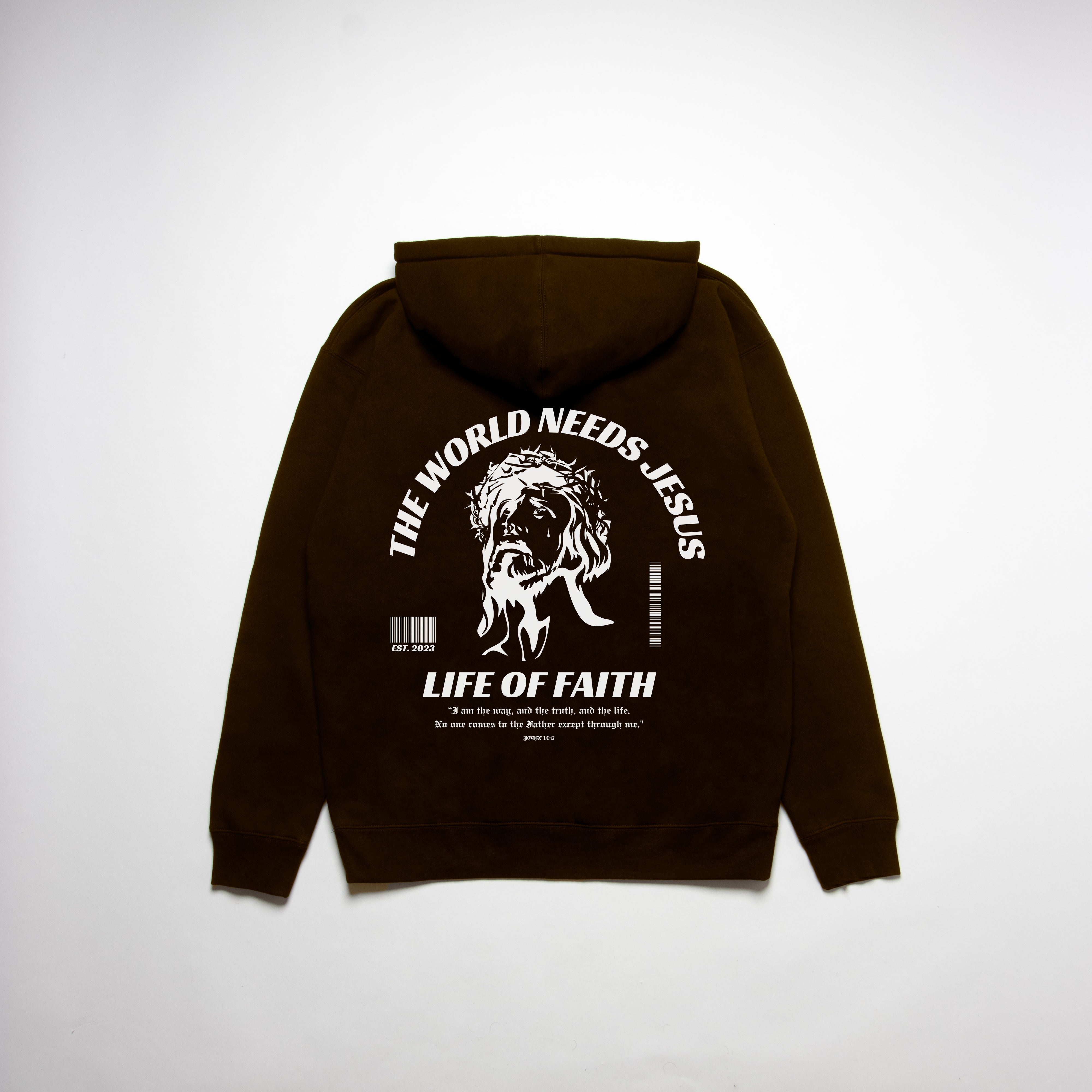 WORLD NEEDS JESUS HEAVYWEIGHT UNISEX HOODIE