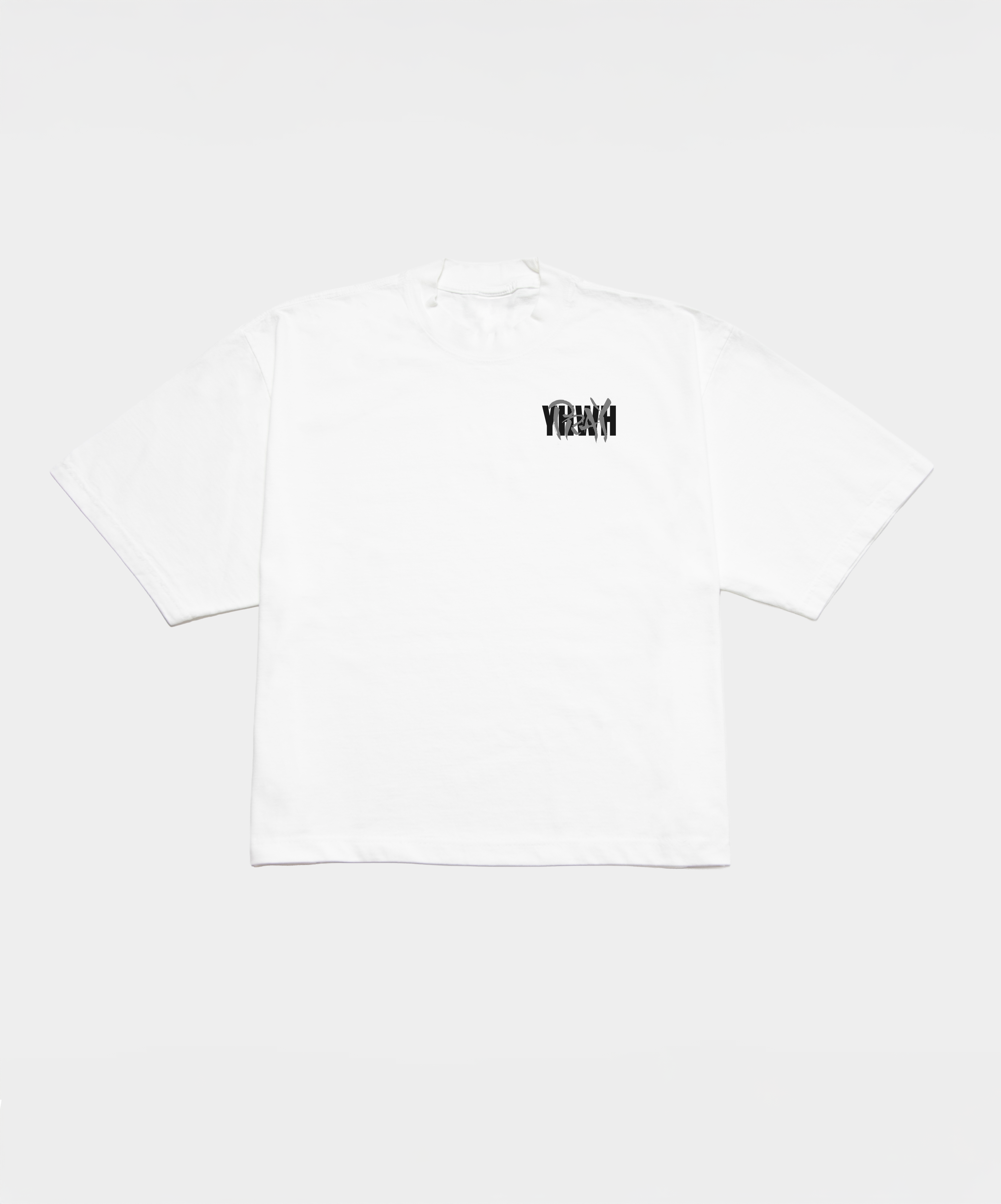 YHWH PRAY BOXY TEE - GREY