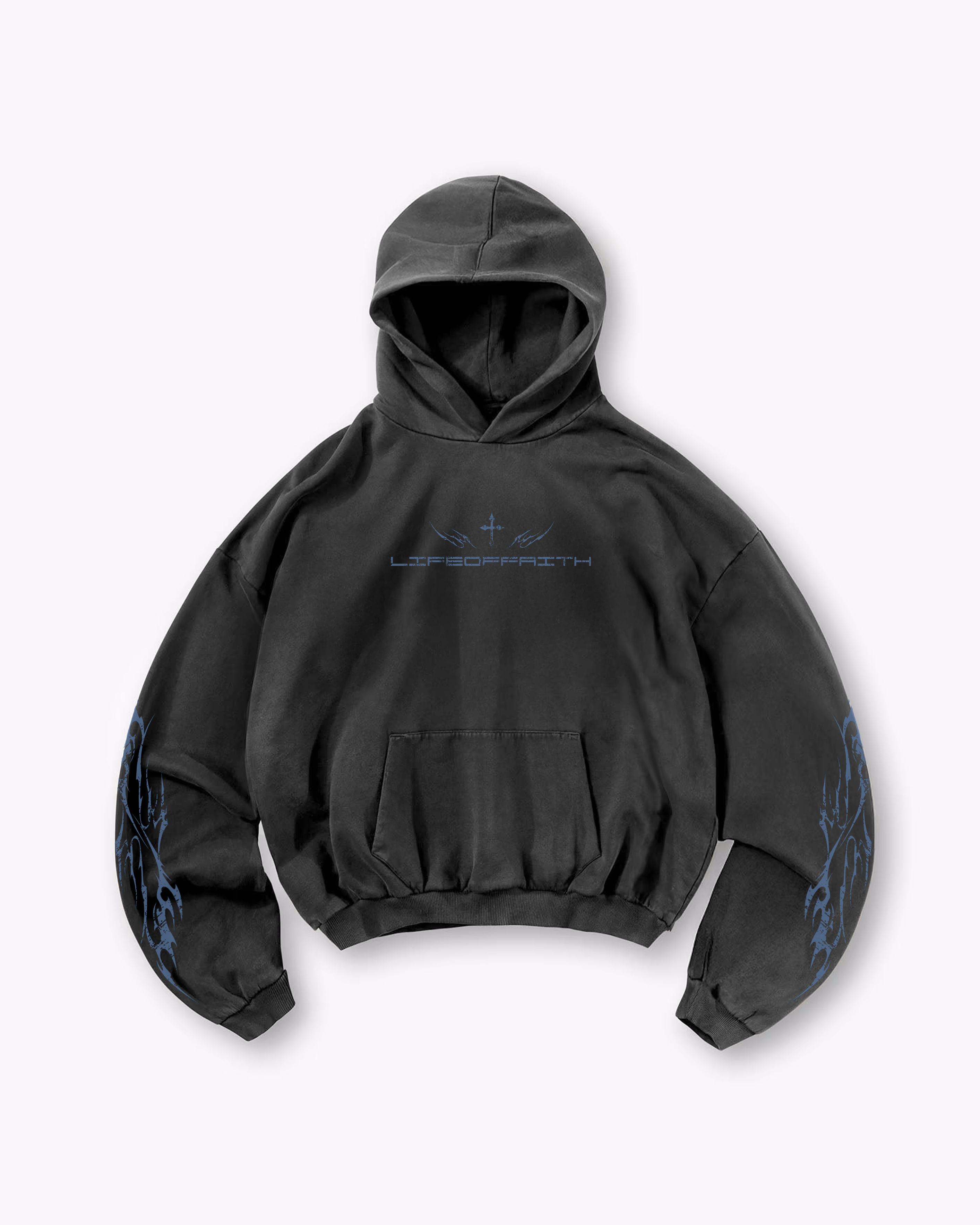 LIFEOFFAITH OVERSIZE HOODIE - SKY