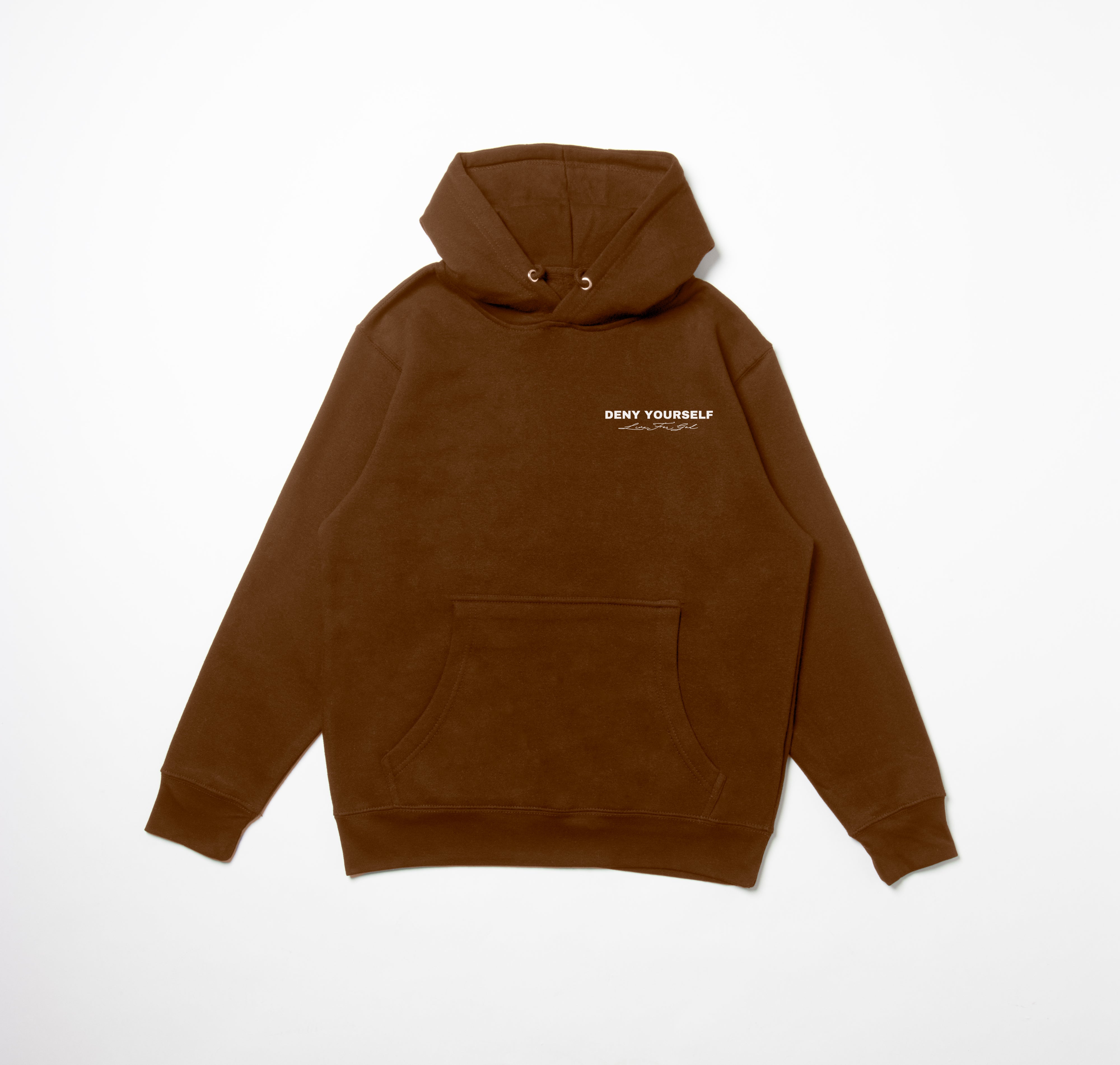 DENY YOURSELF STAPLE UNISEX HOODIE V2 - WHITE
