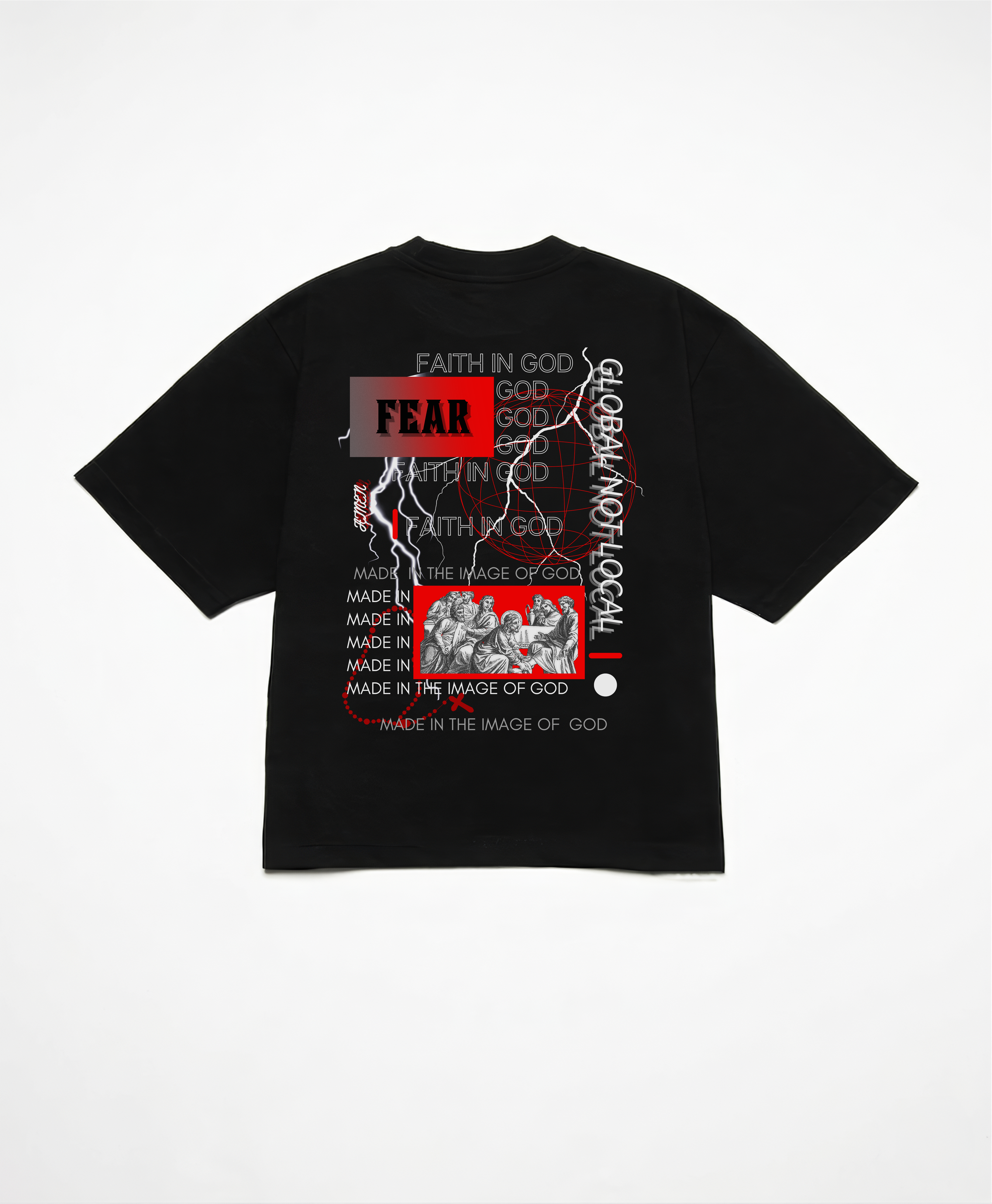 FAITH IN GOD CROPPED BOXY TEE