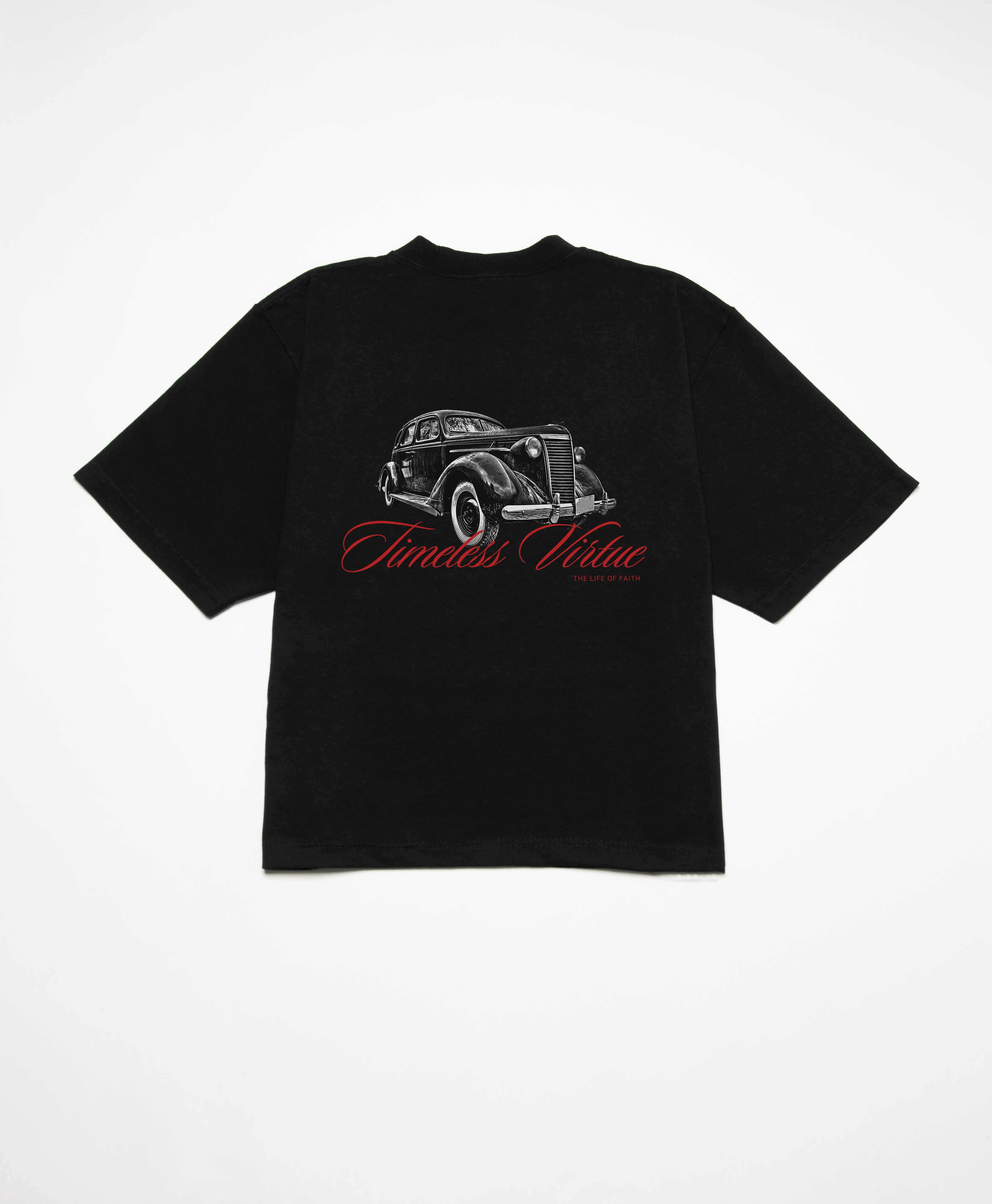 TIMELESS VIRTUE BOXY TEE - RED