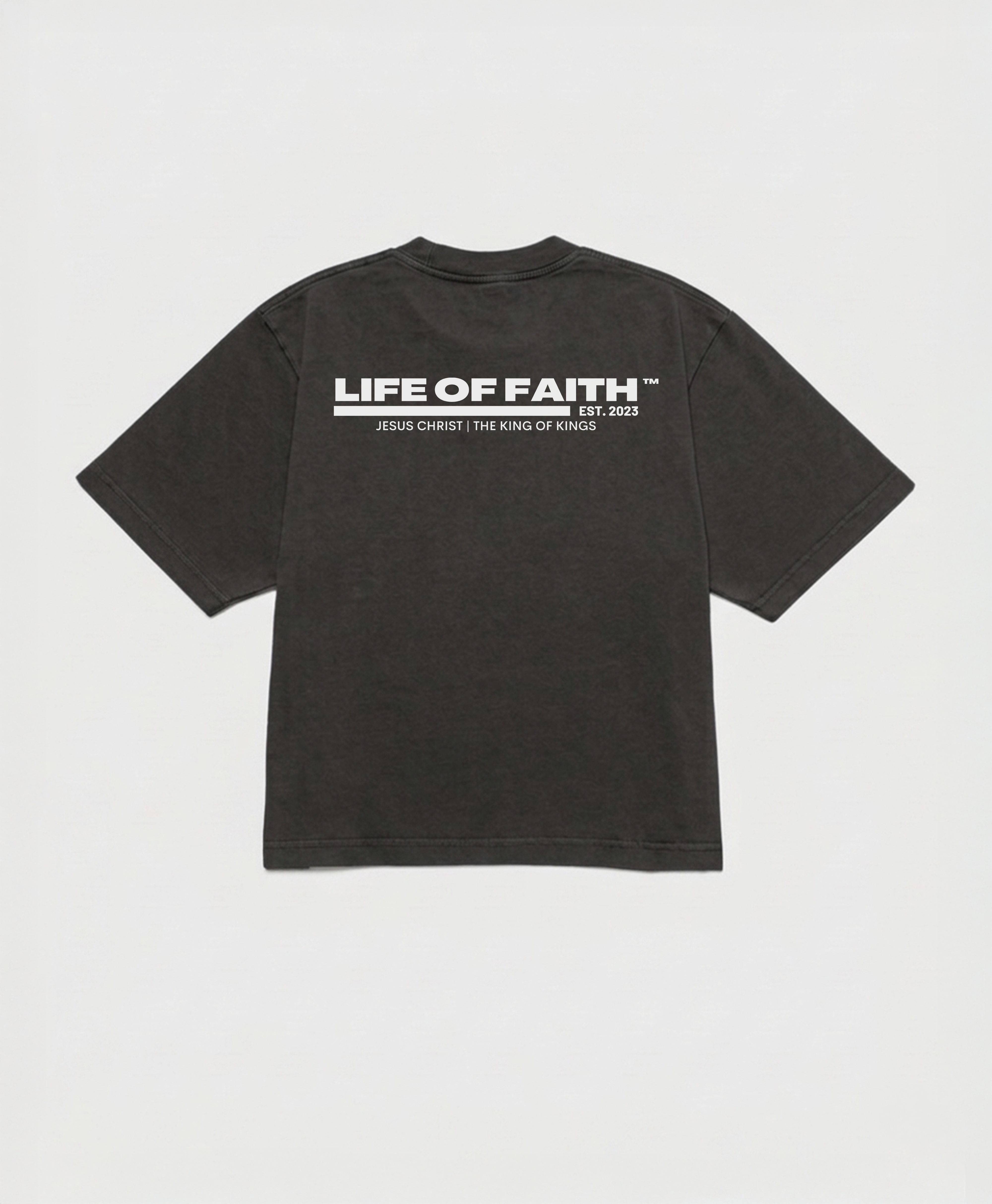 LIFE OF FAITH TM CROPPED BOXY TEE