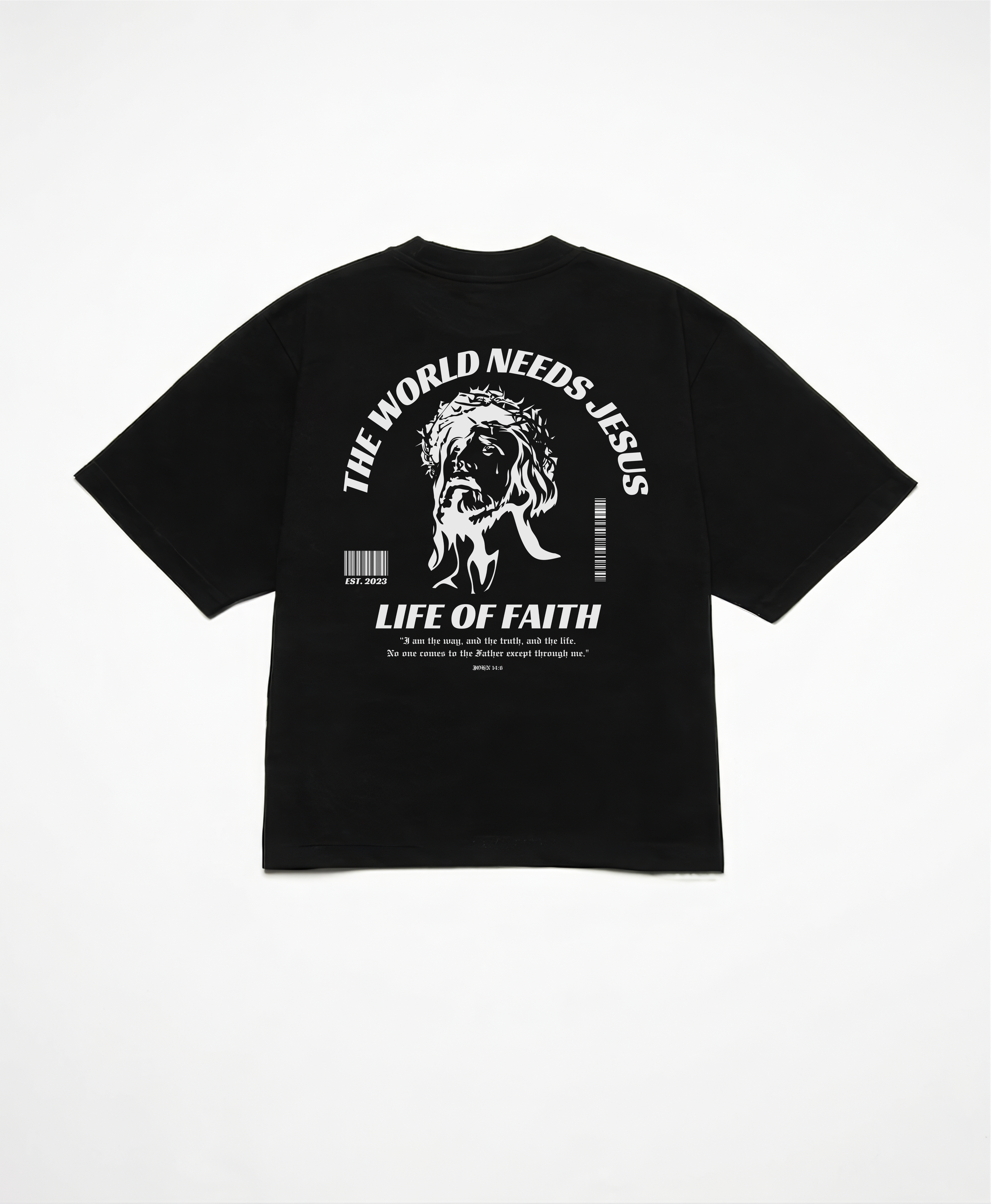 WORLD NEEDS JESUS BOXY TEE