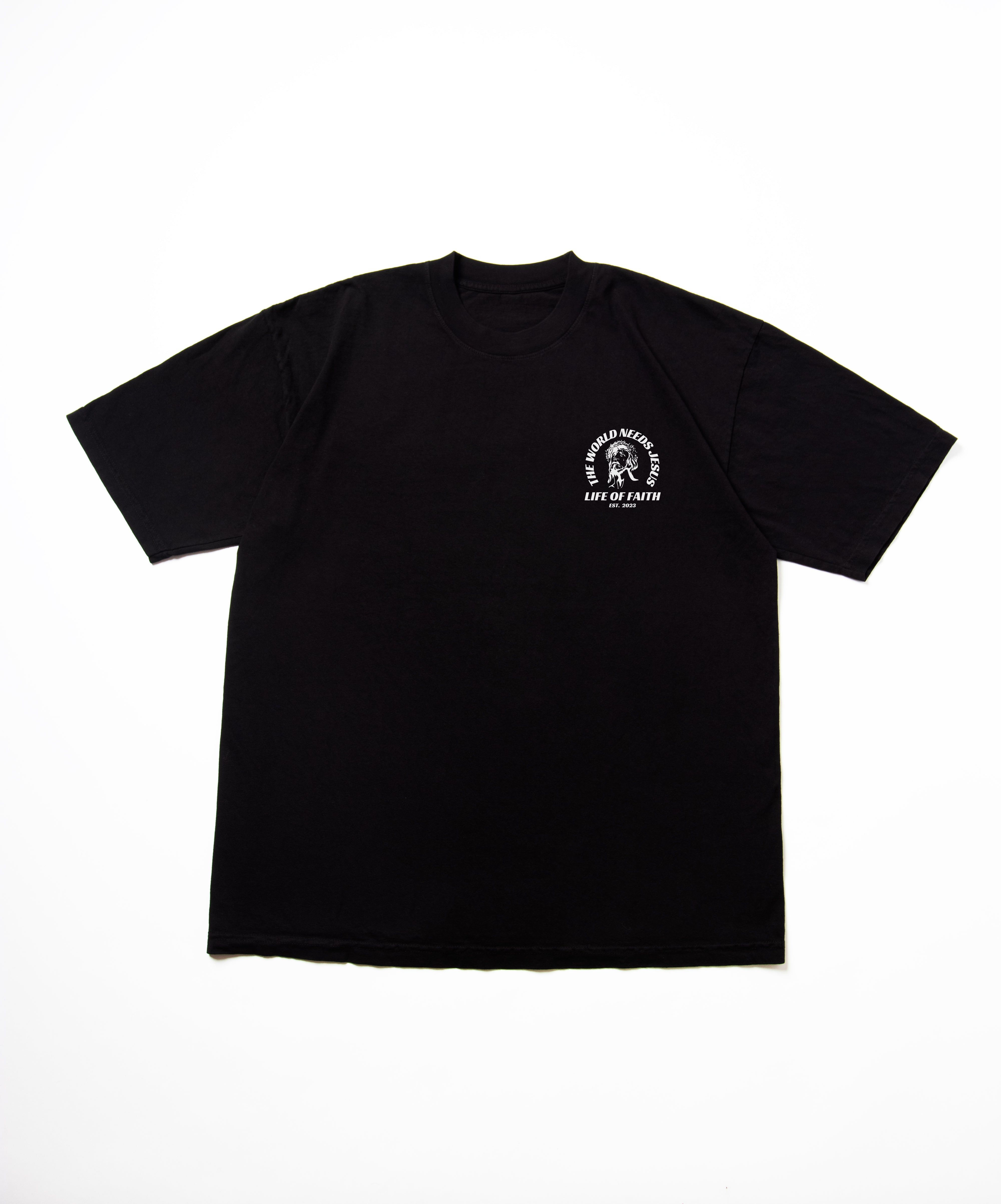 WORLD NEEDS JESUS OVERSIZE TEE
