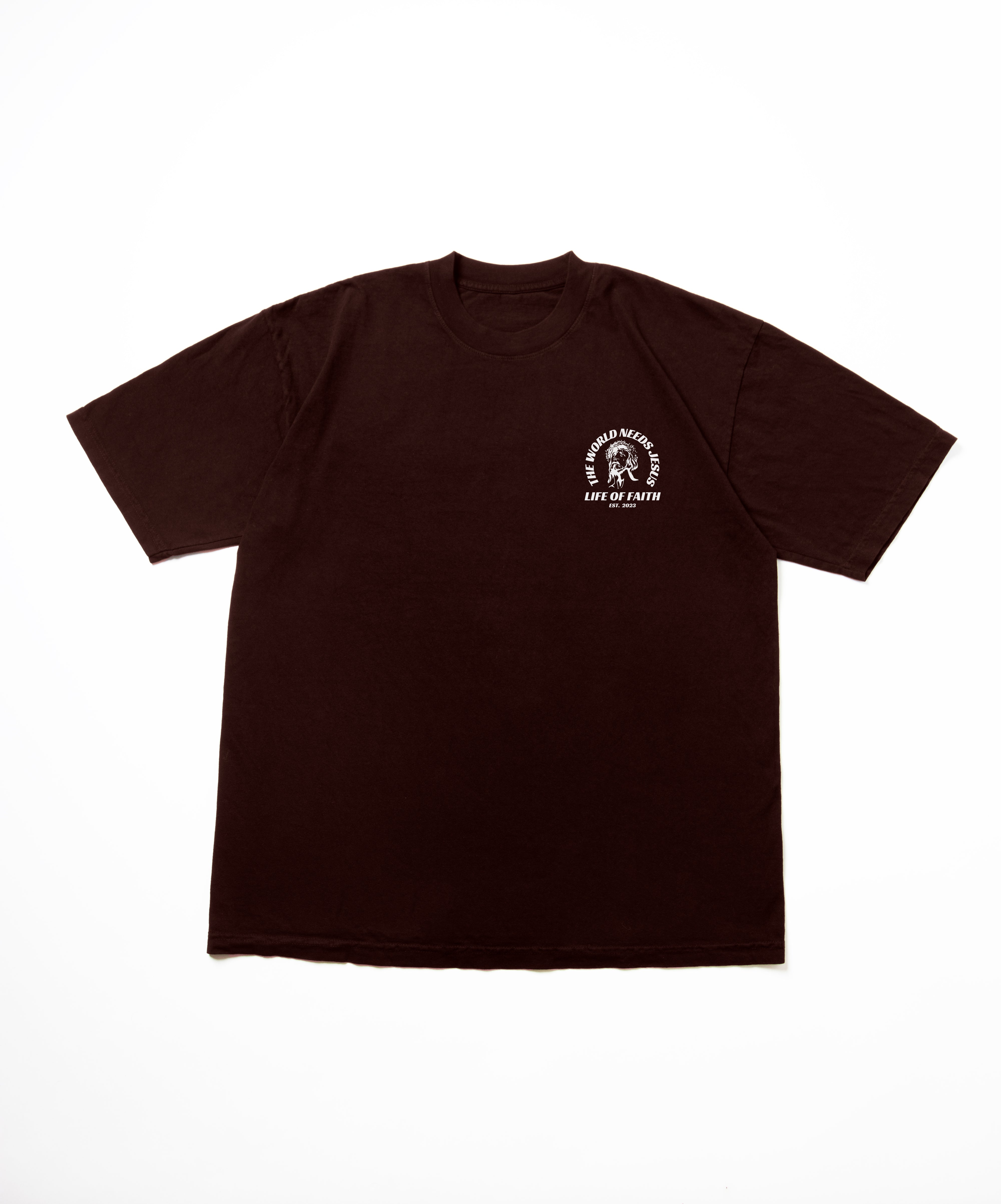WORLD NEEDS JESUS OVERSIZE TEE