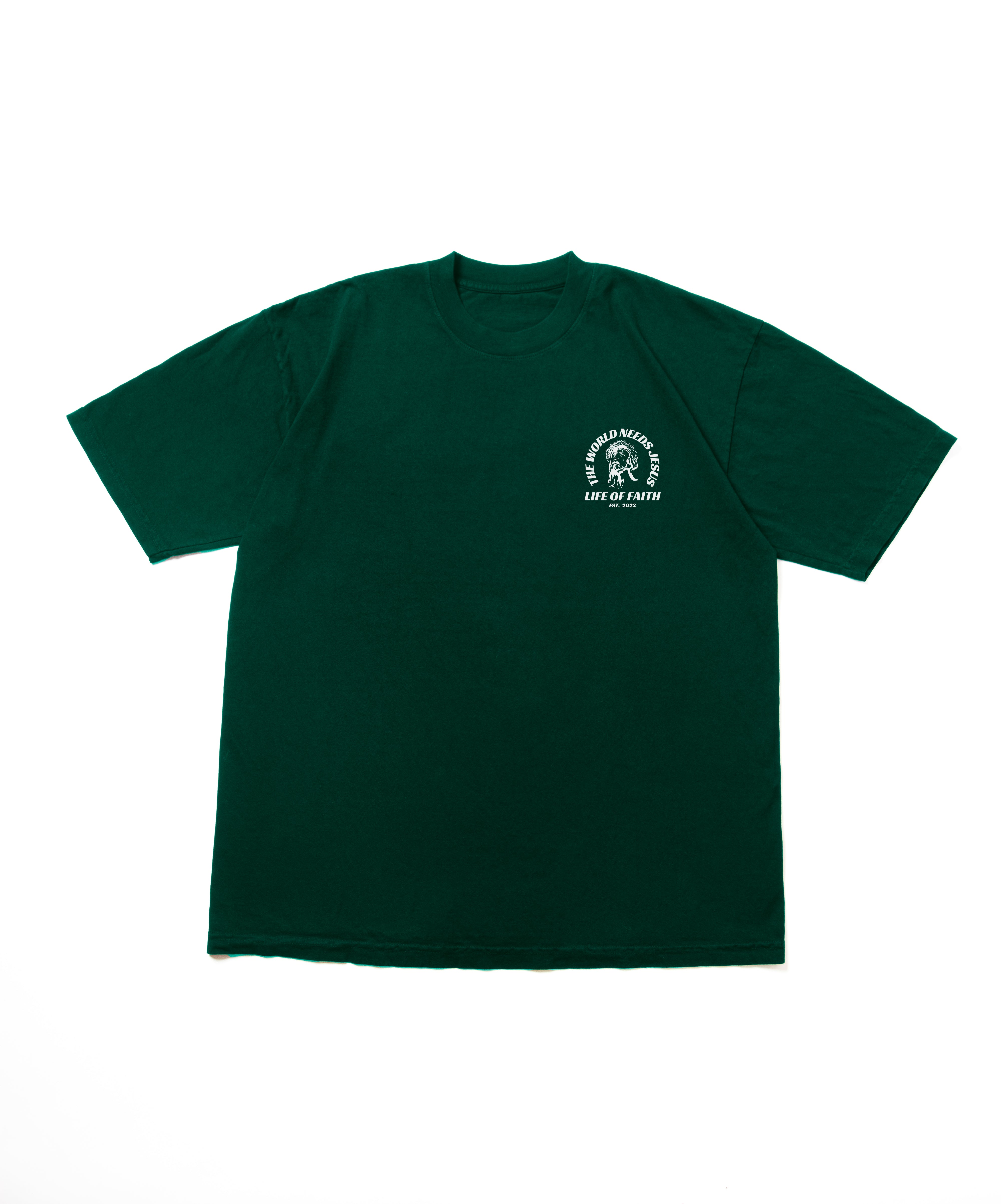 WORLD NEEDS JESUS OVERSIZE TEE
