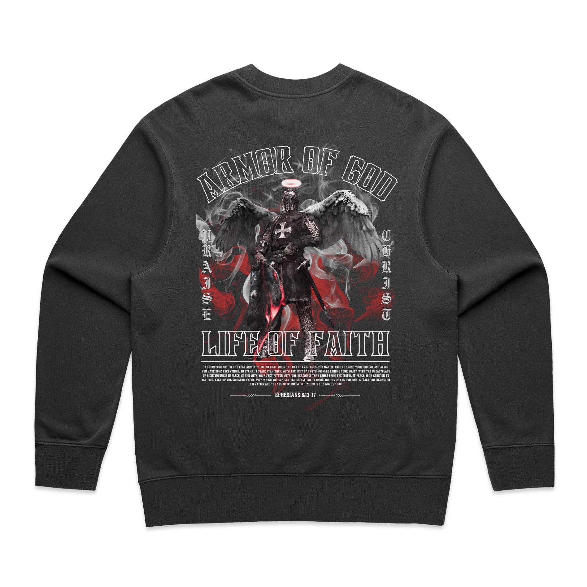 ARMOR OF GOD RELAXED CREWNECK