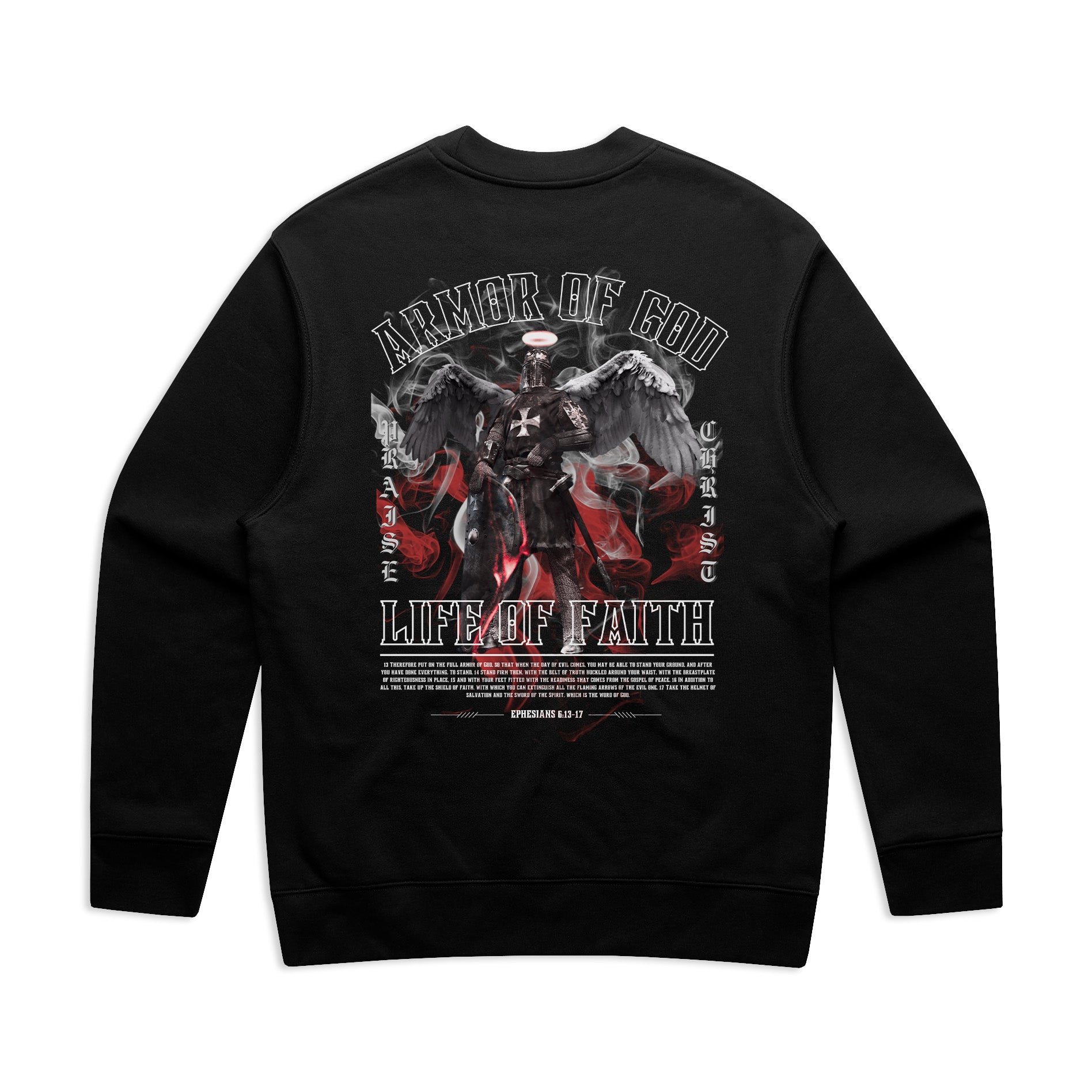 ARMOR OF GOD RELAXED CREWNECK