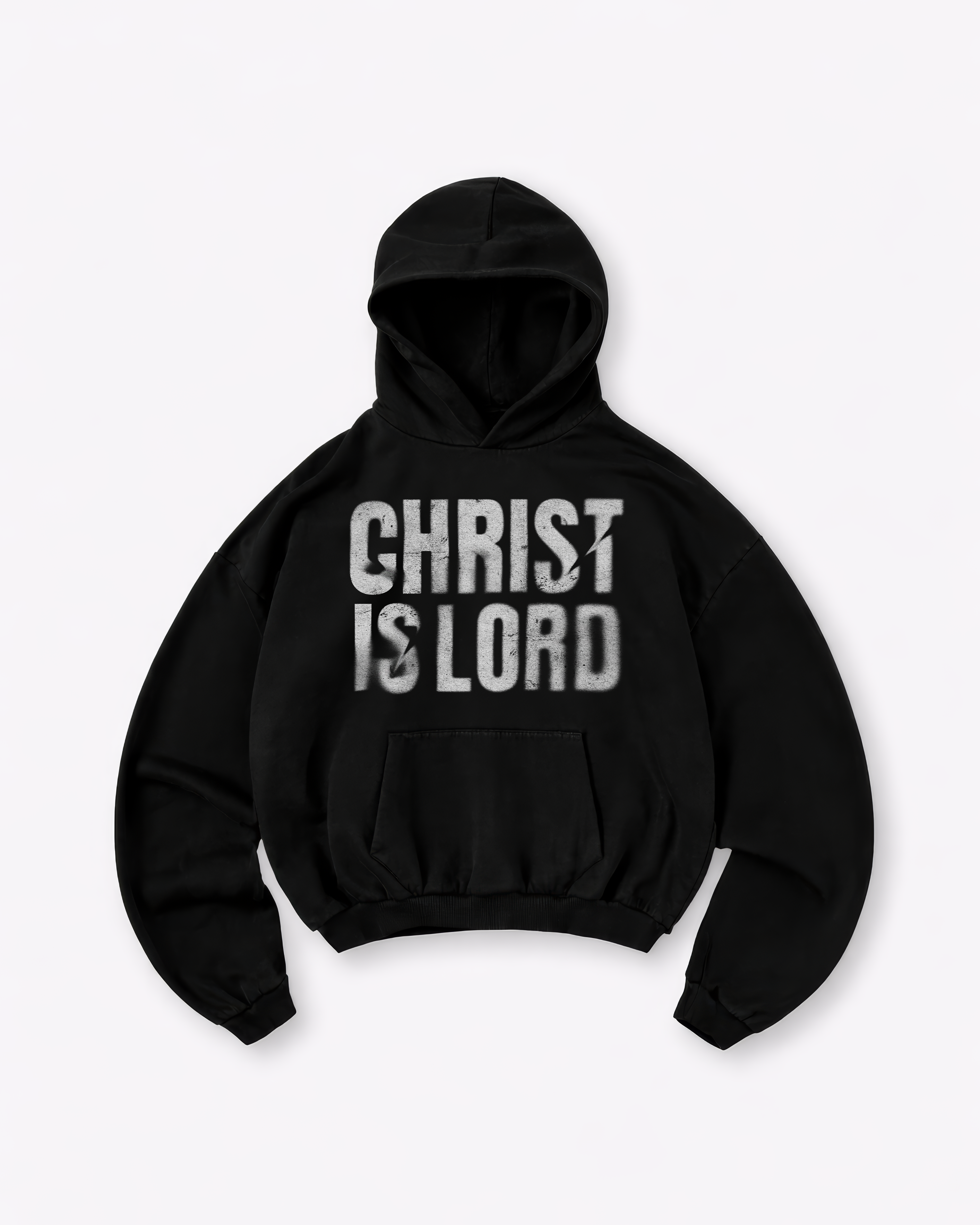 CHRIST IS LORD OVERSIZE HOODIE - WHITE