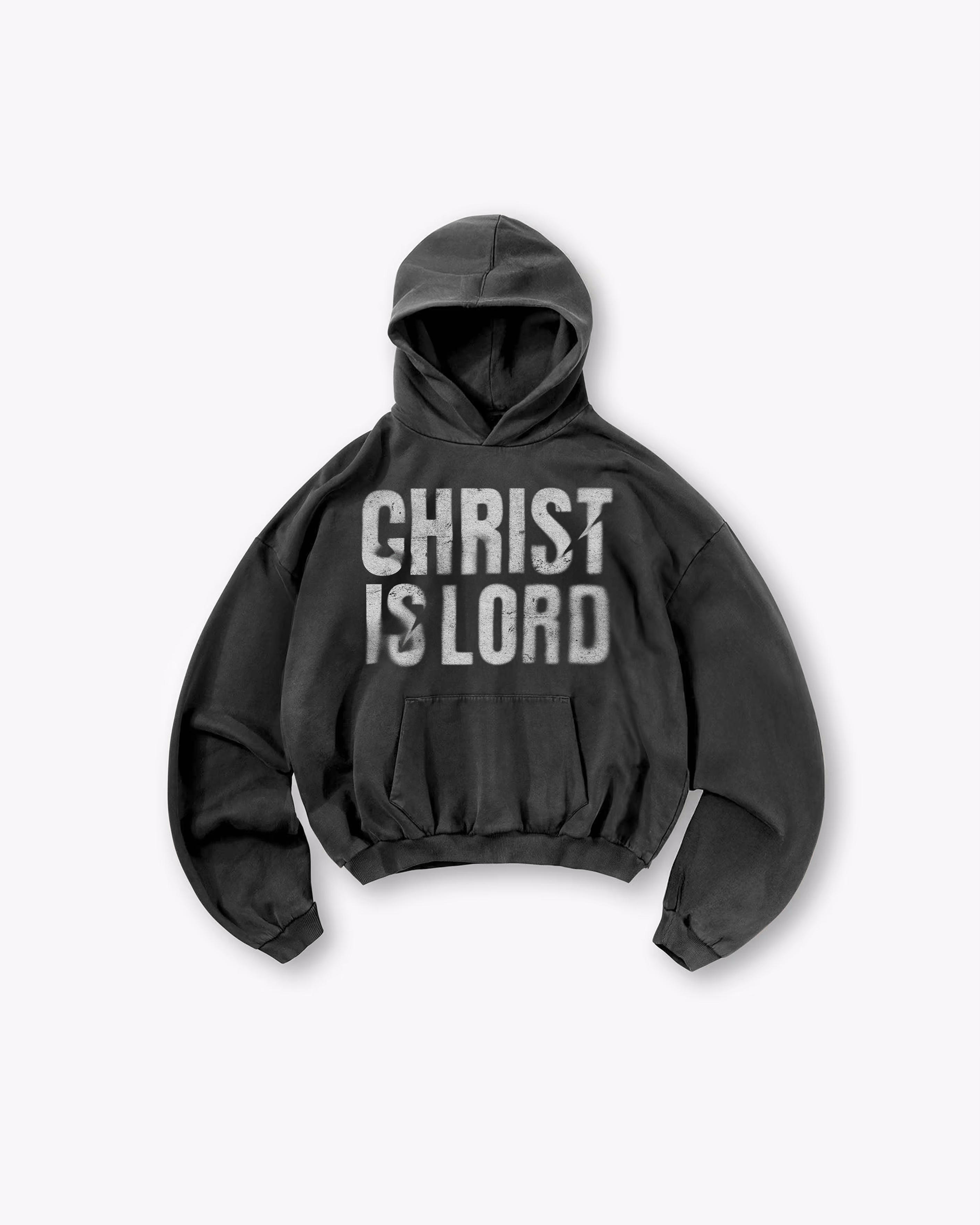 CHRIST IS LORD OVERSIZE HOODIE - WHITE