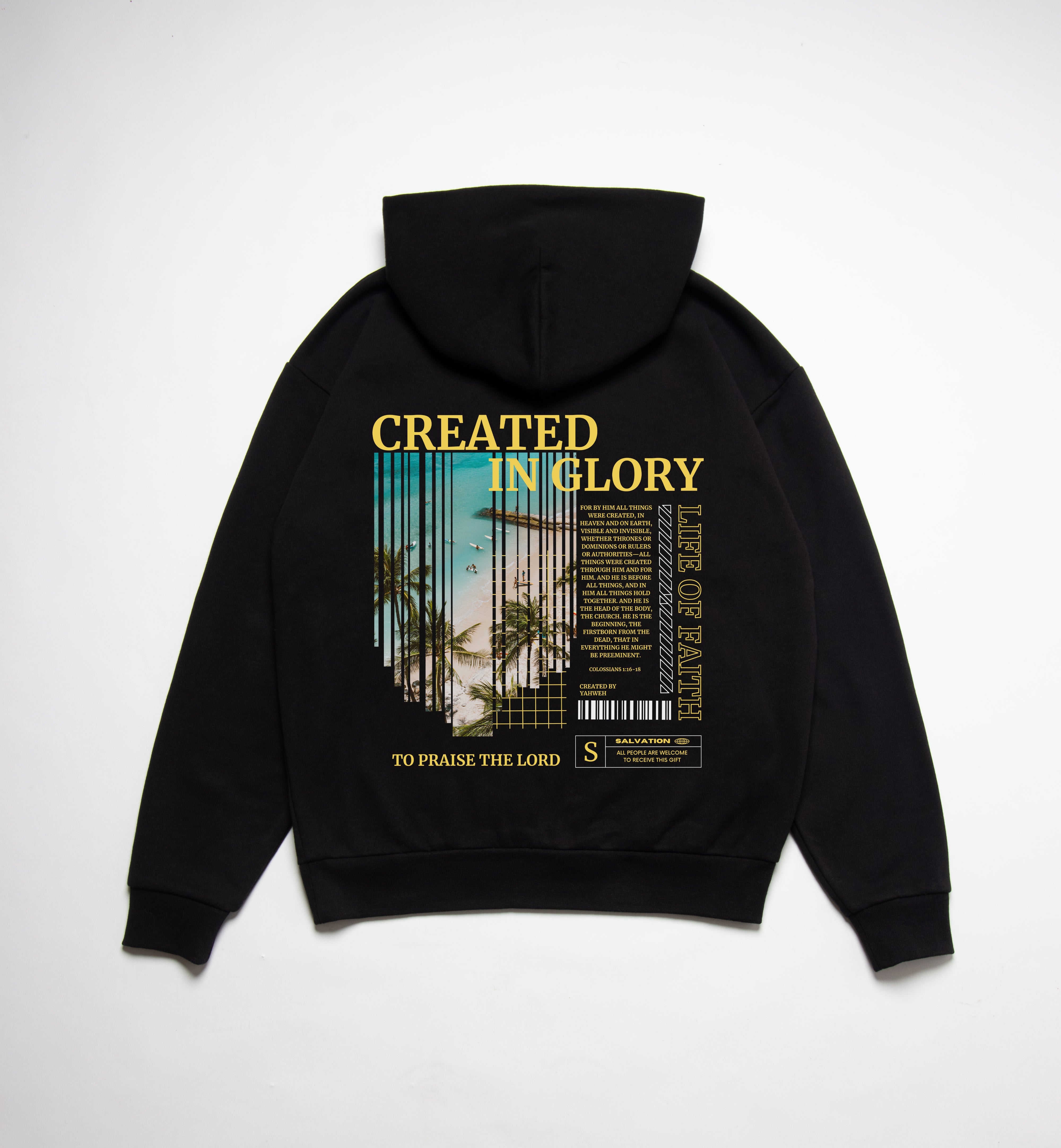 CREATED IN GLORY OVERSIZE HOODIE (420GSM)