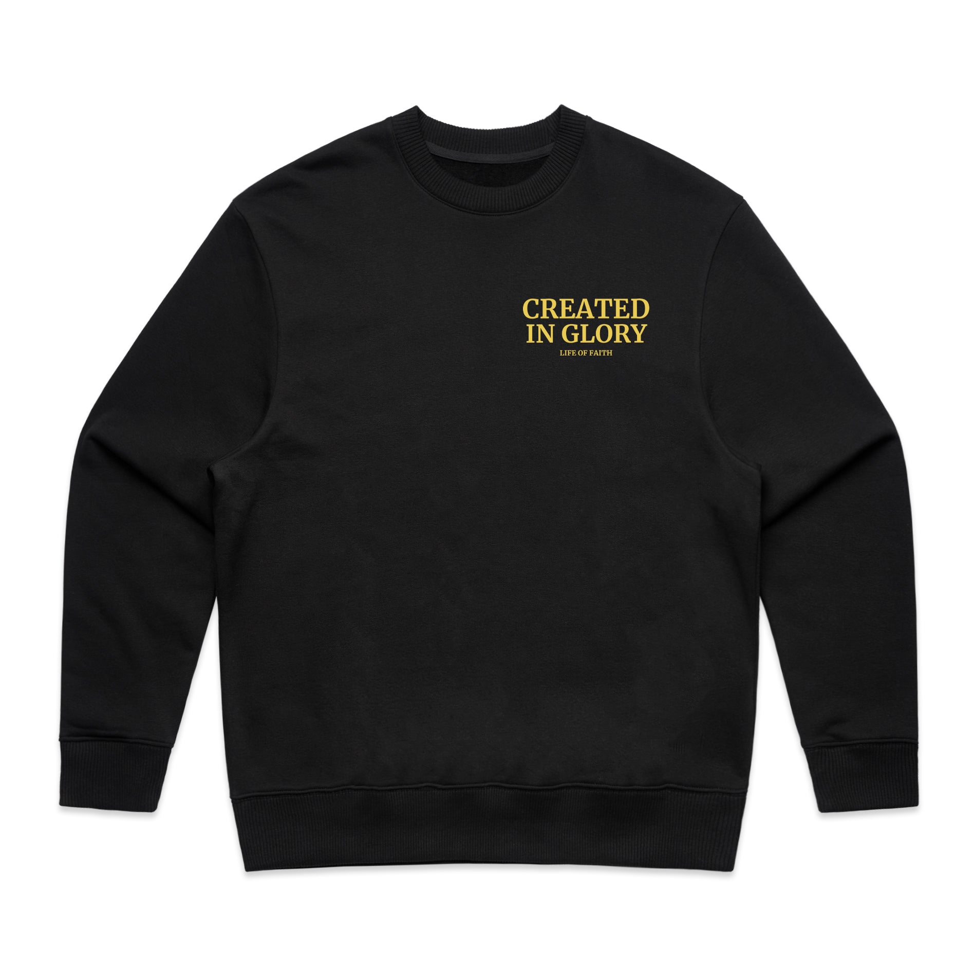 CREATED IN GLORY PREMIUM OVERSIZED CREWNECK