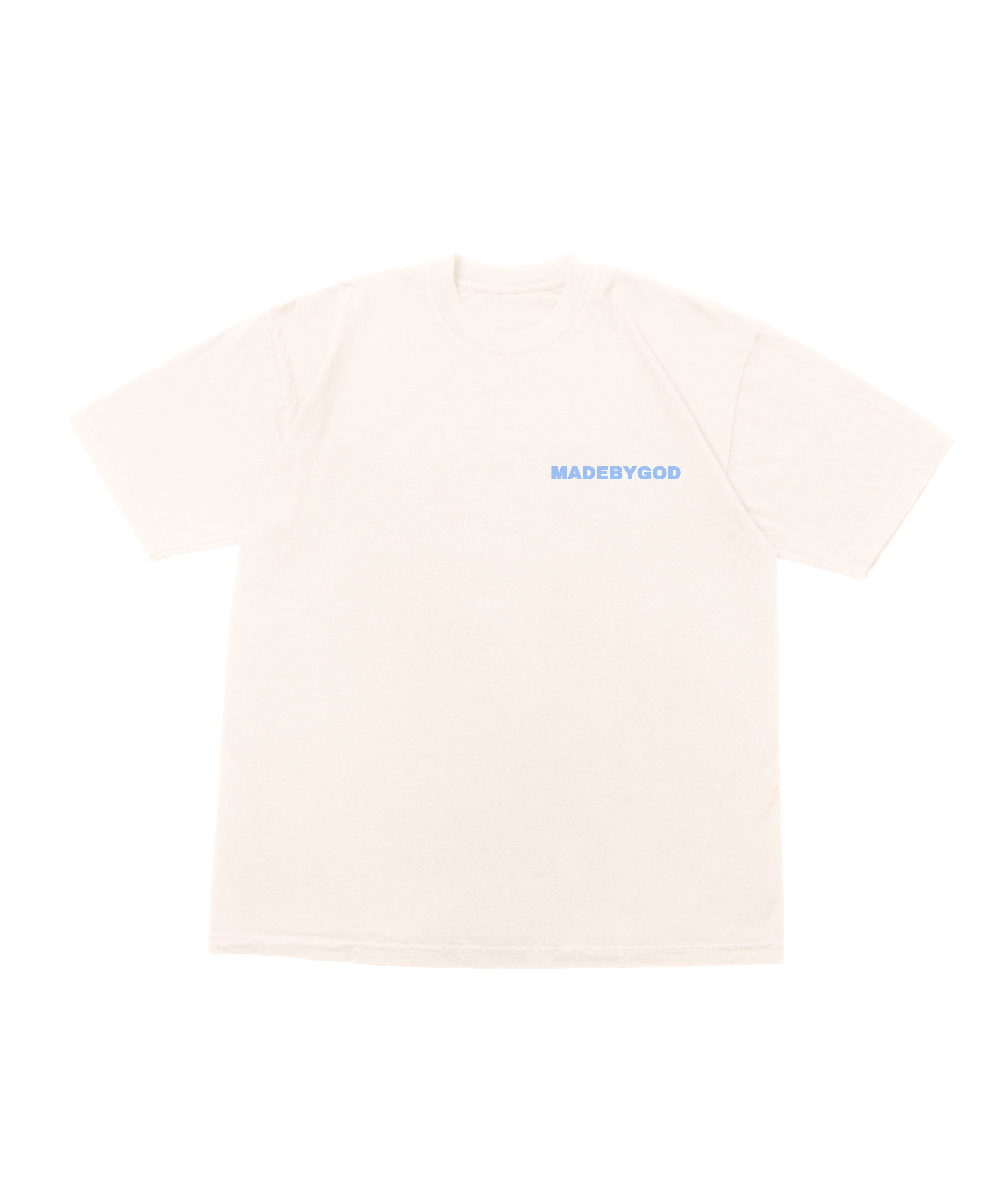 MADE BY GOD OVERSIZE TEE (UNIVERSITY BLUE)