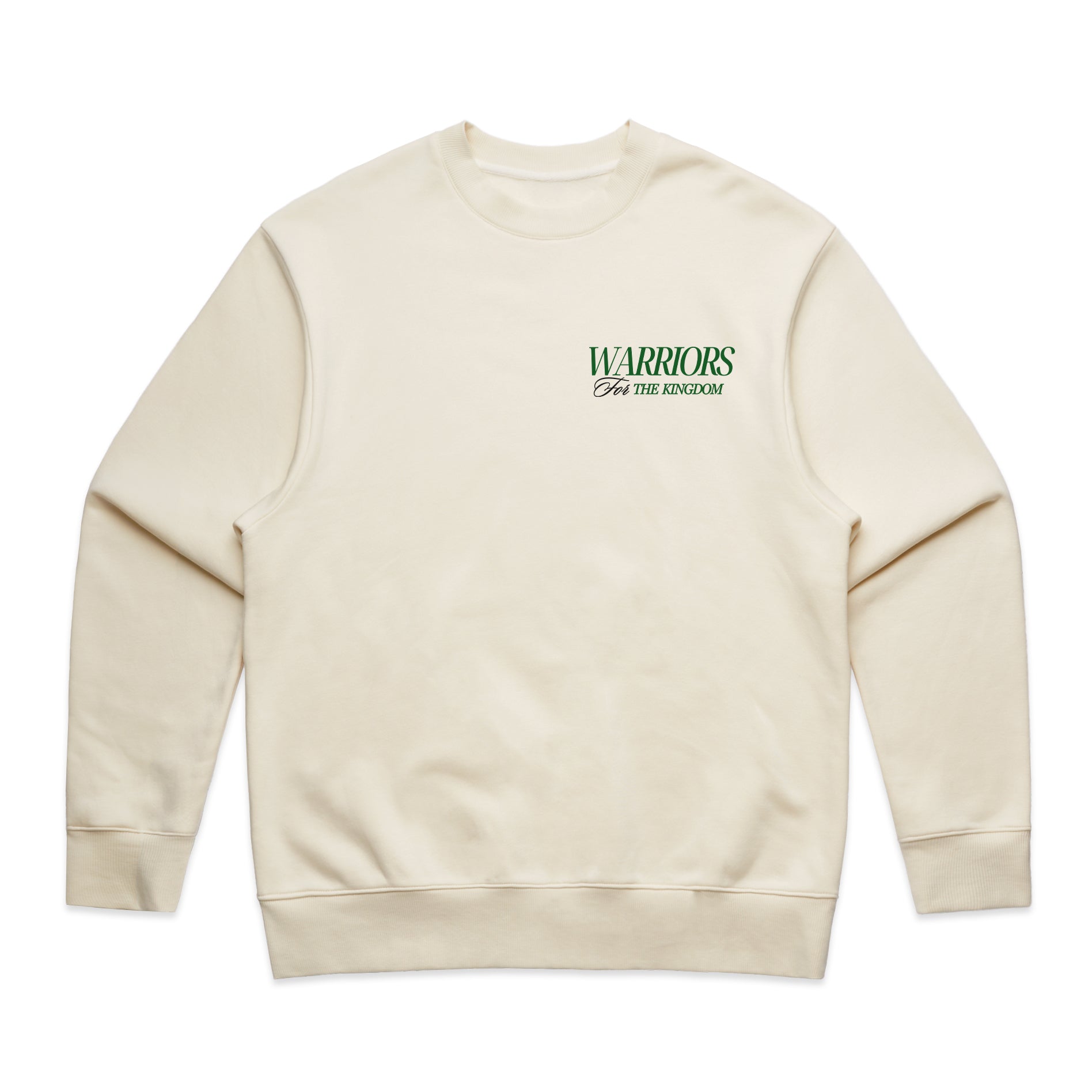 FOR THE KINGDOM PREMIUM OVERSIZED CREWNECK - ECRU