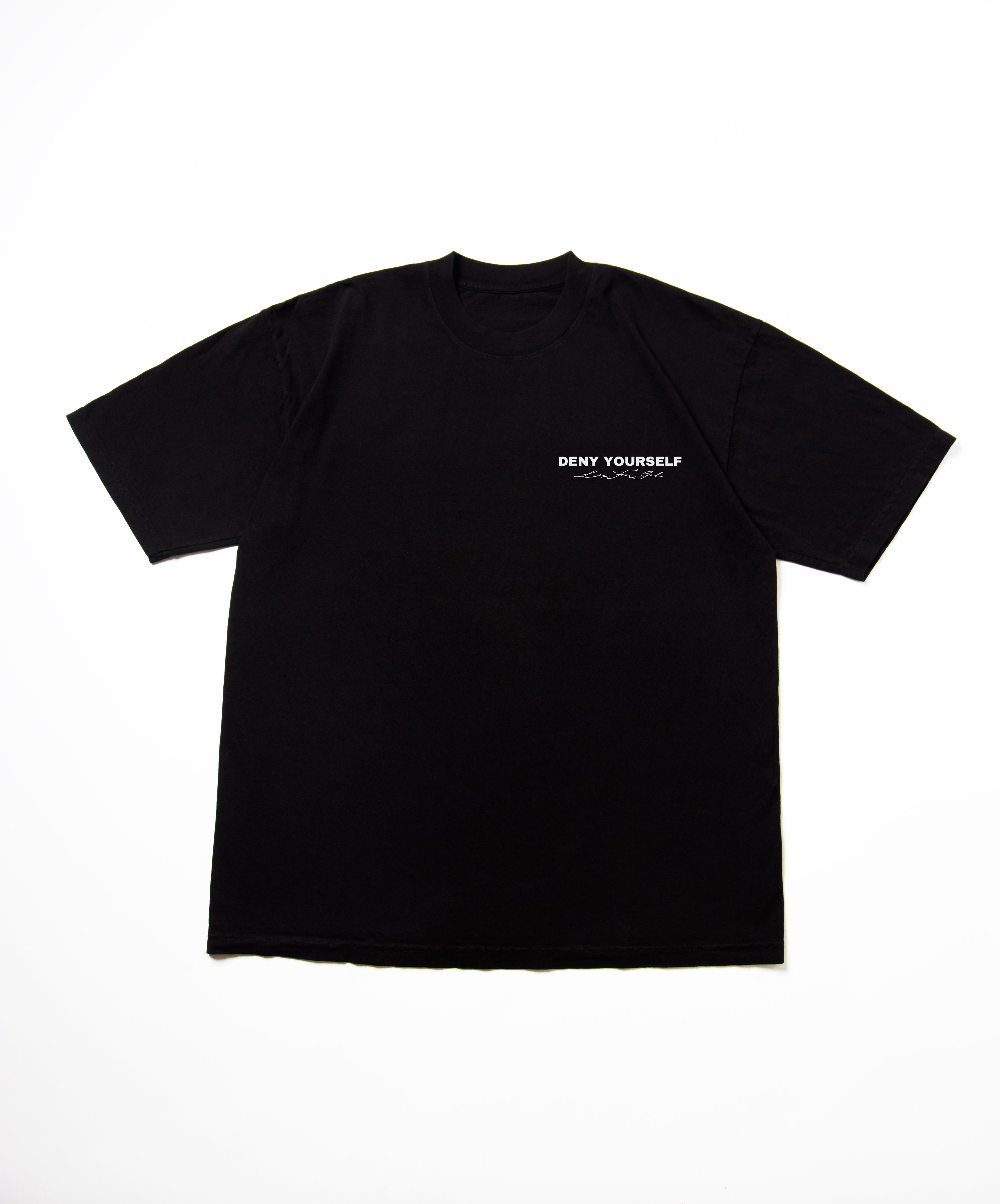 DENY YOURSELF OVERSIZE TEE - WHITE