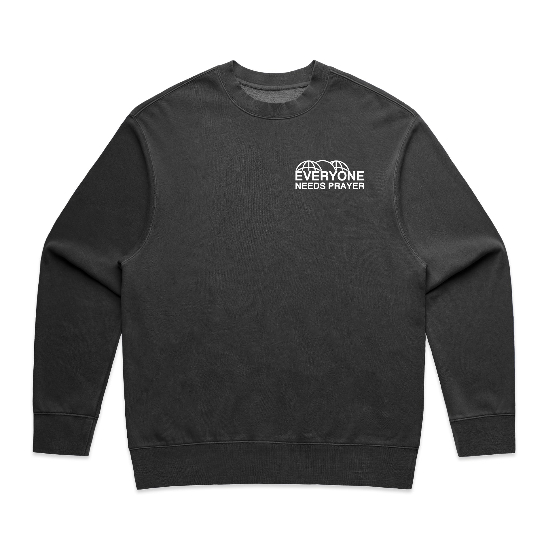 PRAYER RELAXED CREWNECK - WHITE