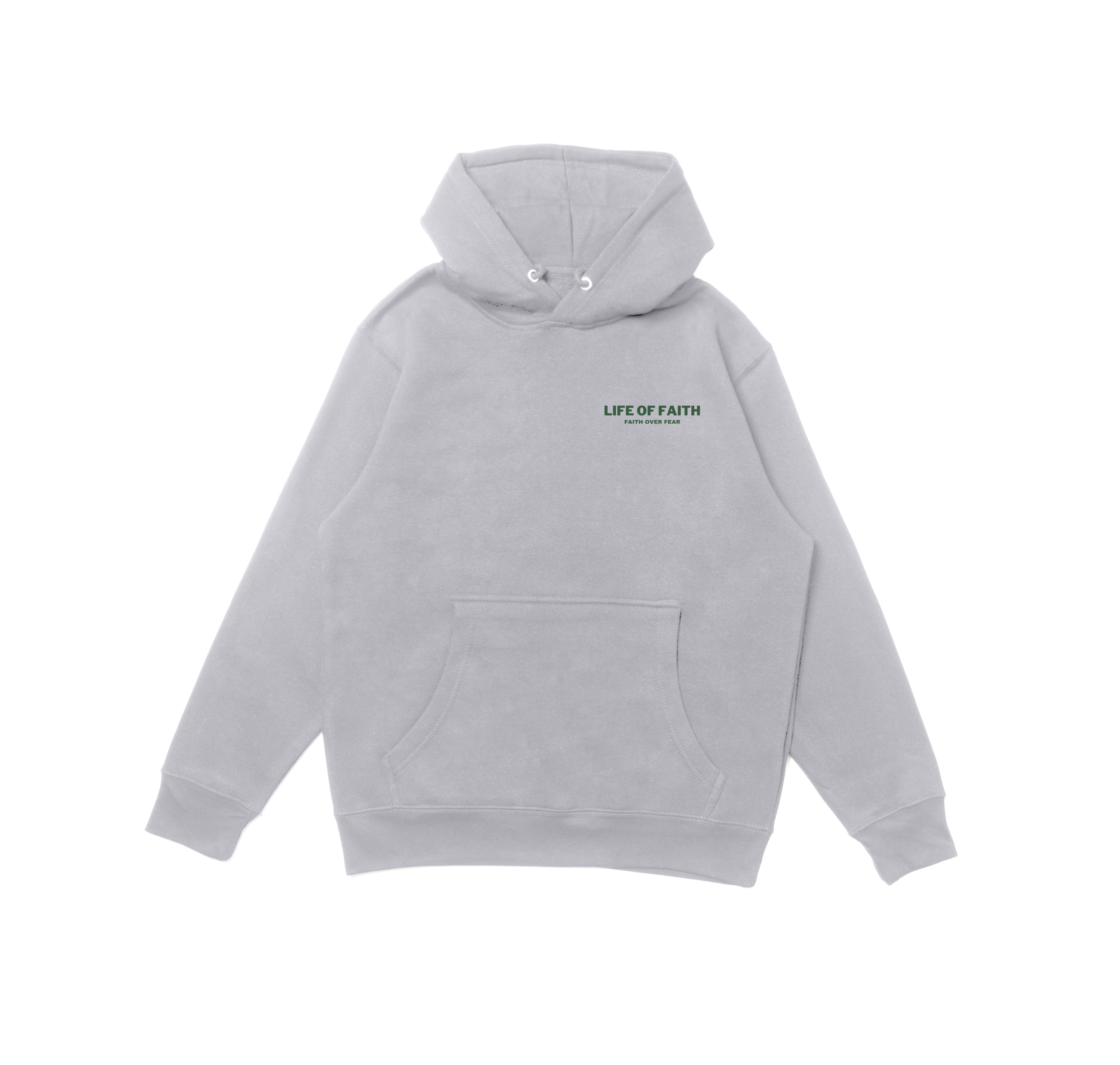 FAITH OVER FEAR STAPLE UNISEX HOODIE - GREEN