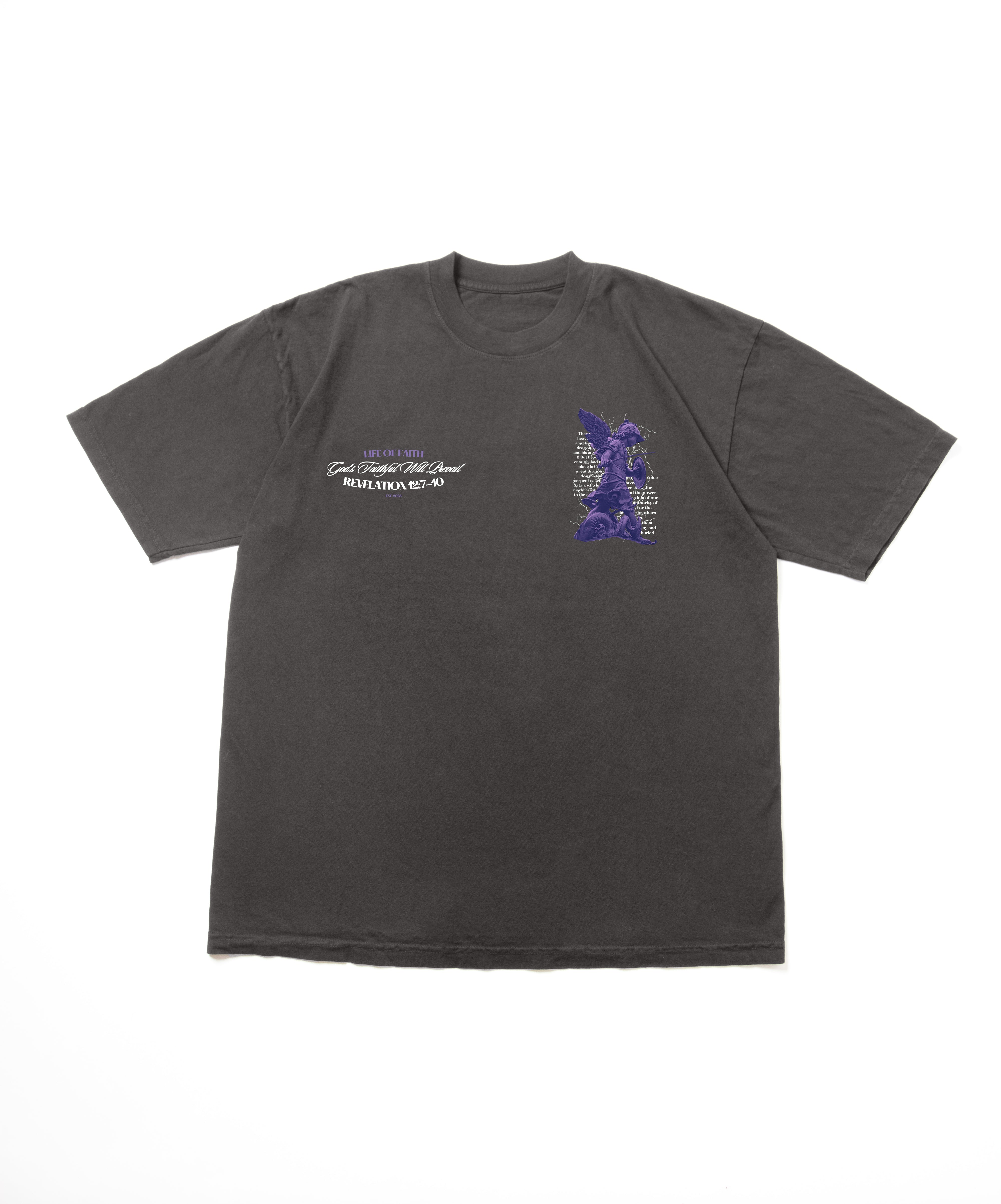 GOD'S FAITHFUL OVERSIZE TEE (GRAPE)