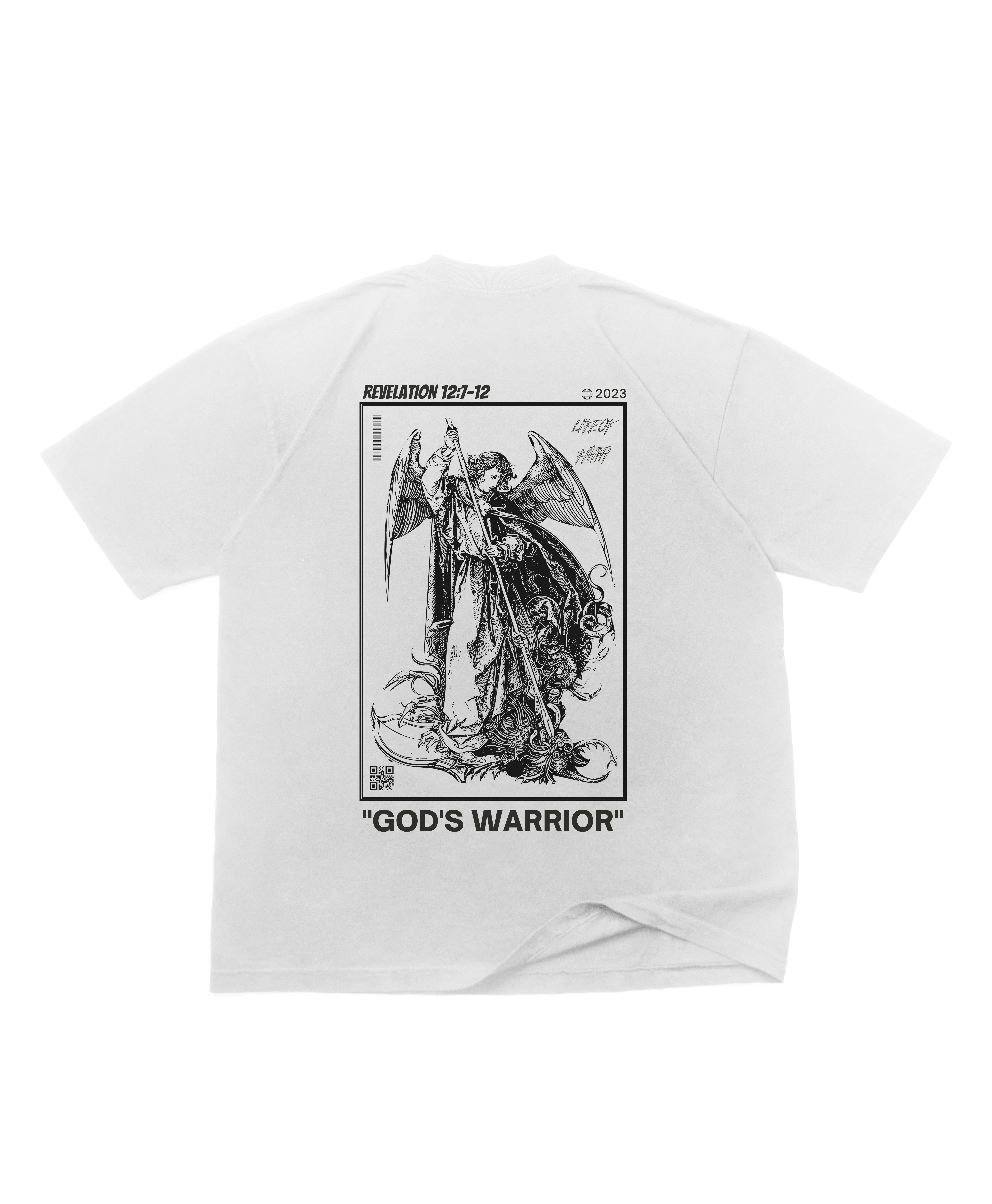 GOD'S WARRIOR PREMIUM OVERSIZE TEE