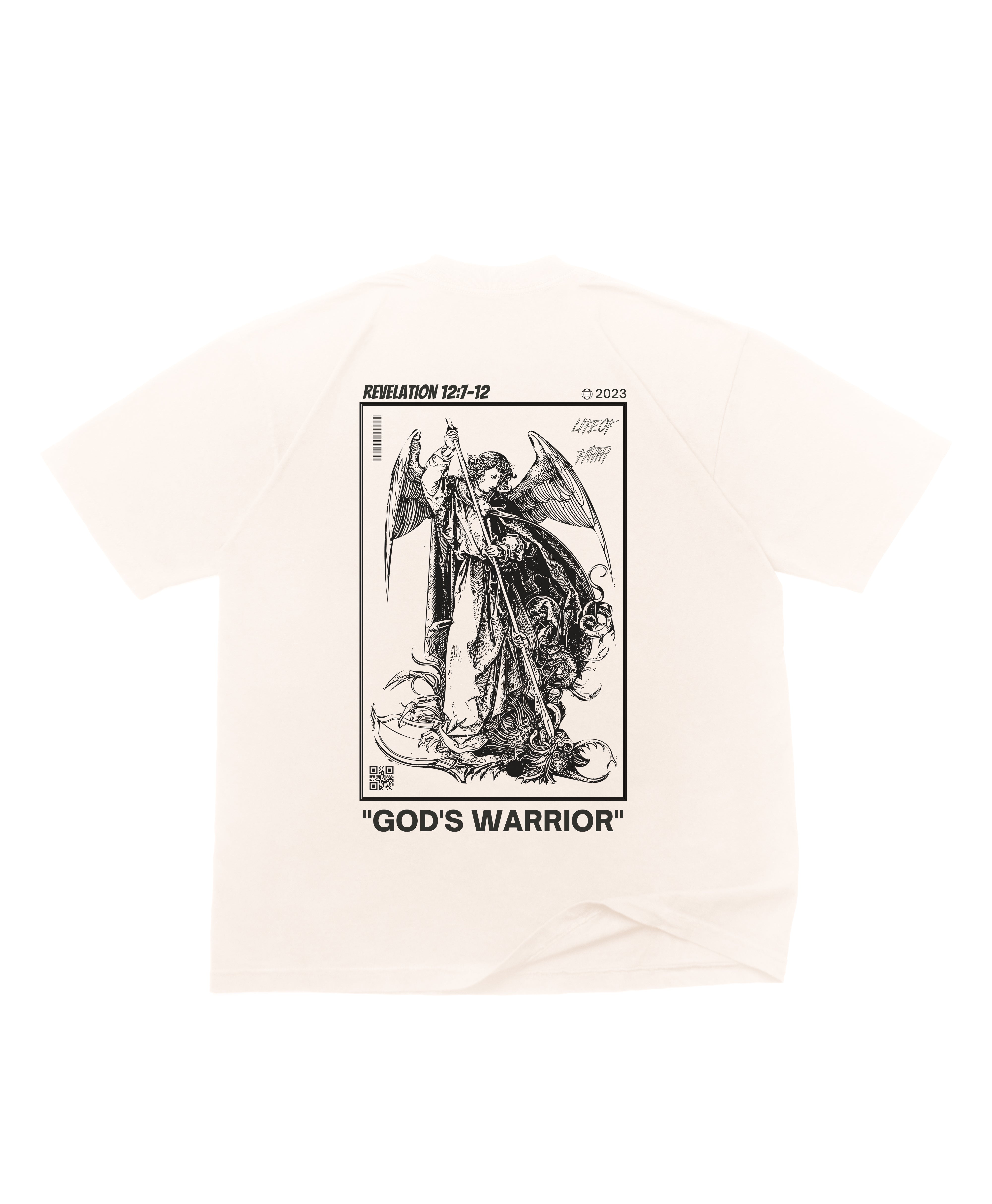 GOD'S WARRIOR OVERSIZE TEE