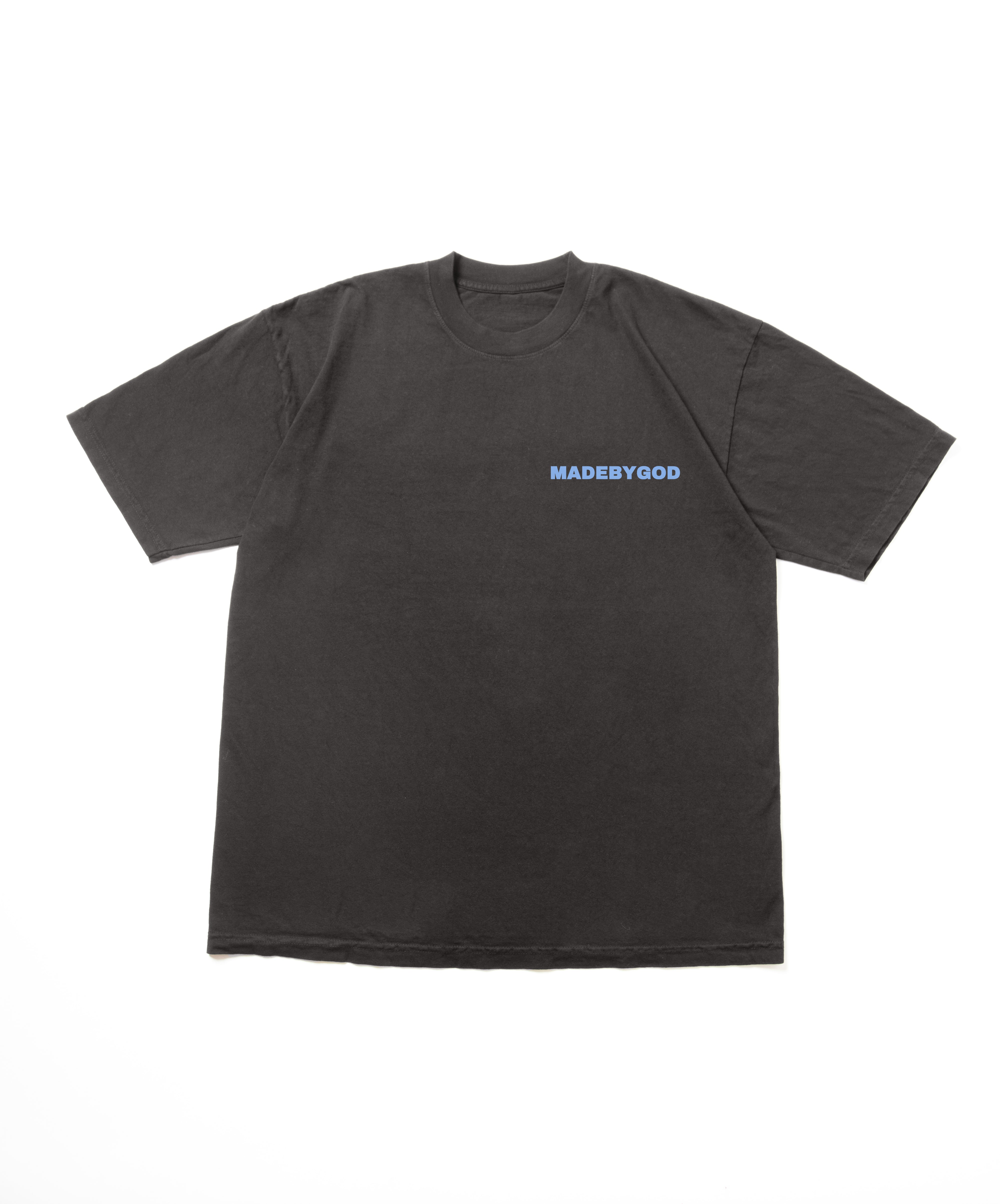 MADE BY GOD OVERSIZE TEE (UNIVERSITY BLUE)