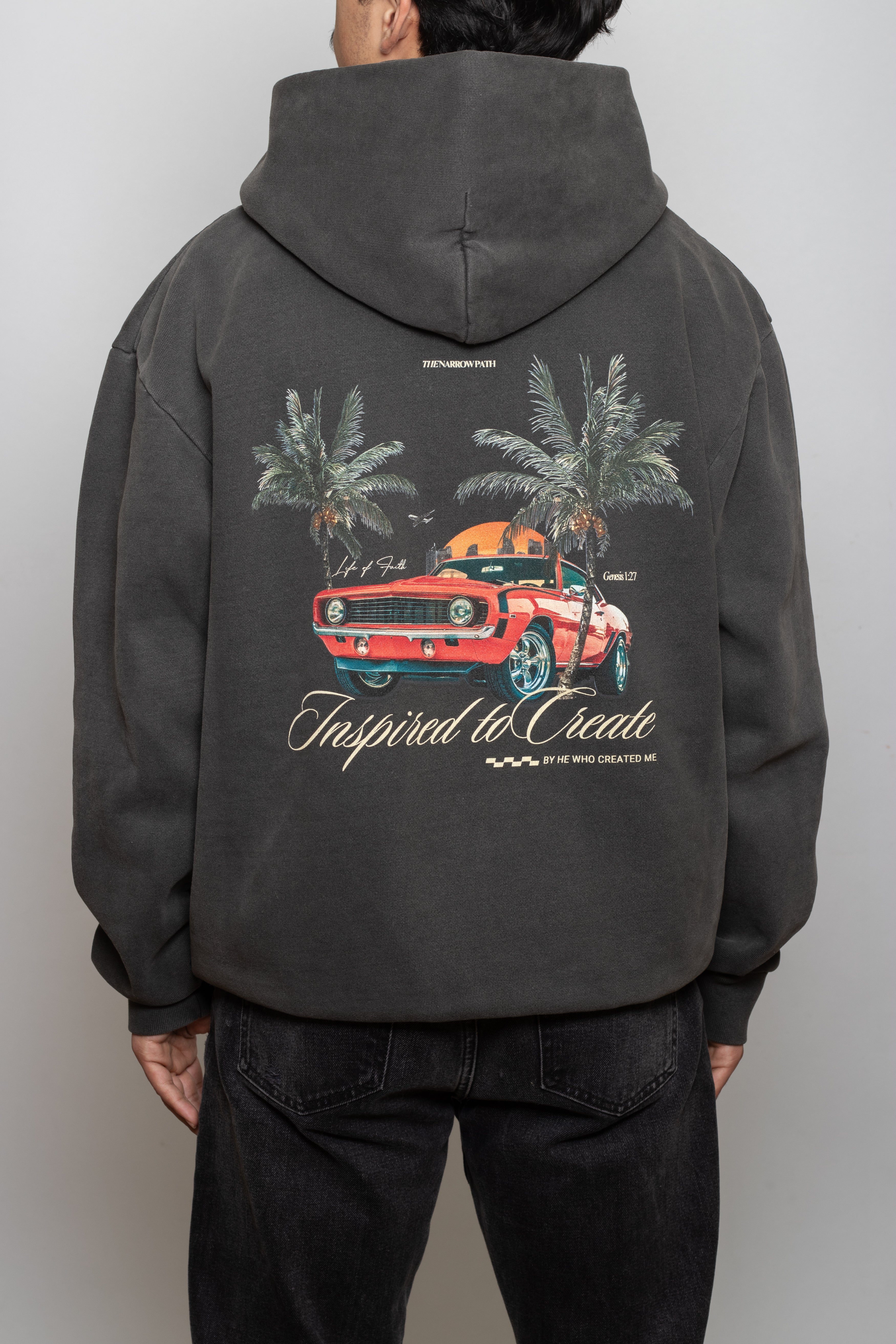 INSPIRED TO CREATE OVERSIZE HOODIE (420GSM)