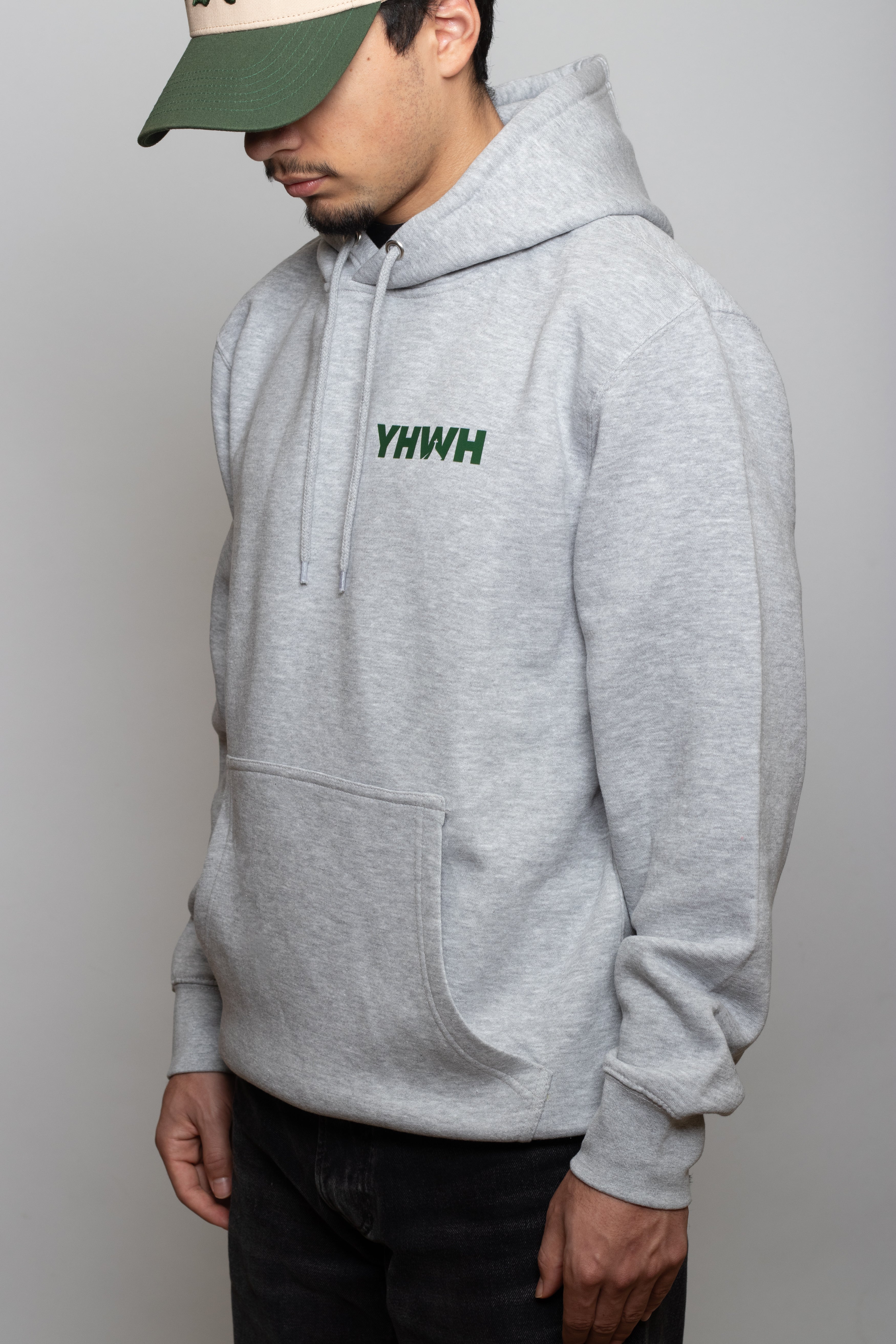 YHWH MOUNTAINTOP STAPLE UNISEX HOODIE - GREEN