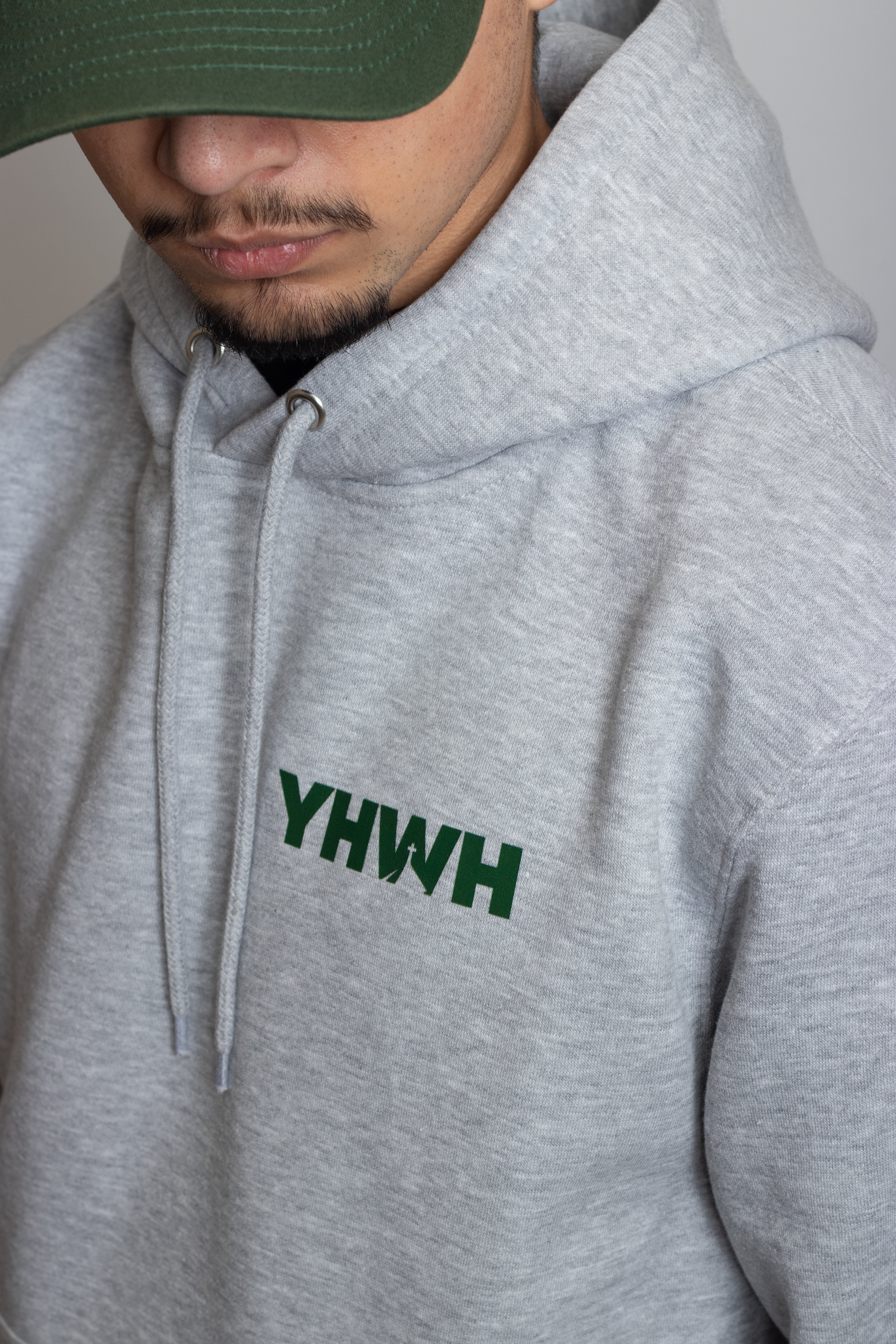 YHWH MOUNTAINTOP STAPLE UNISEX HOODIE - GREEN