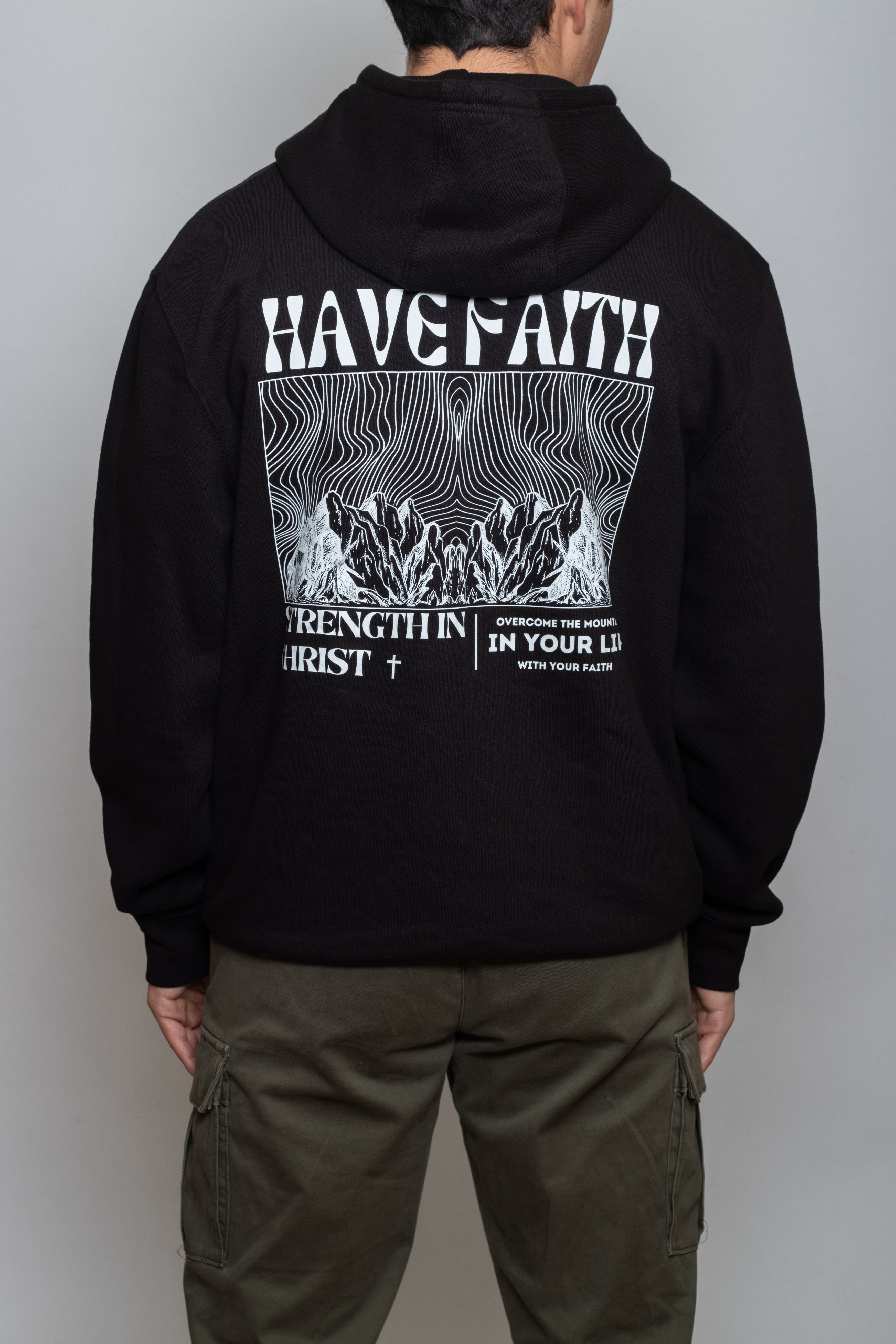 HAVE FAITH STAPLE UNISEX HOODIE